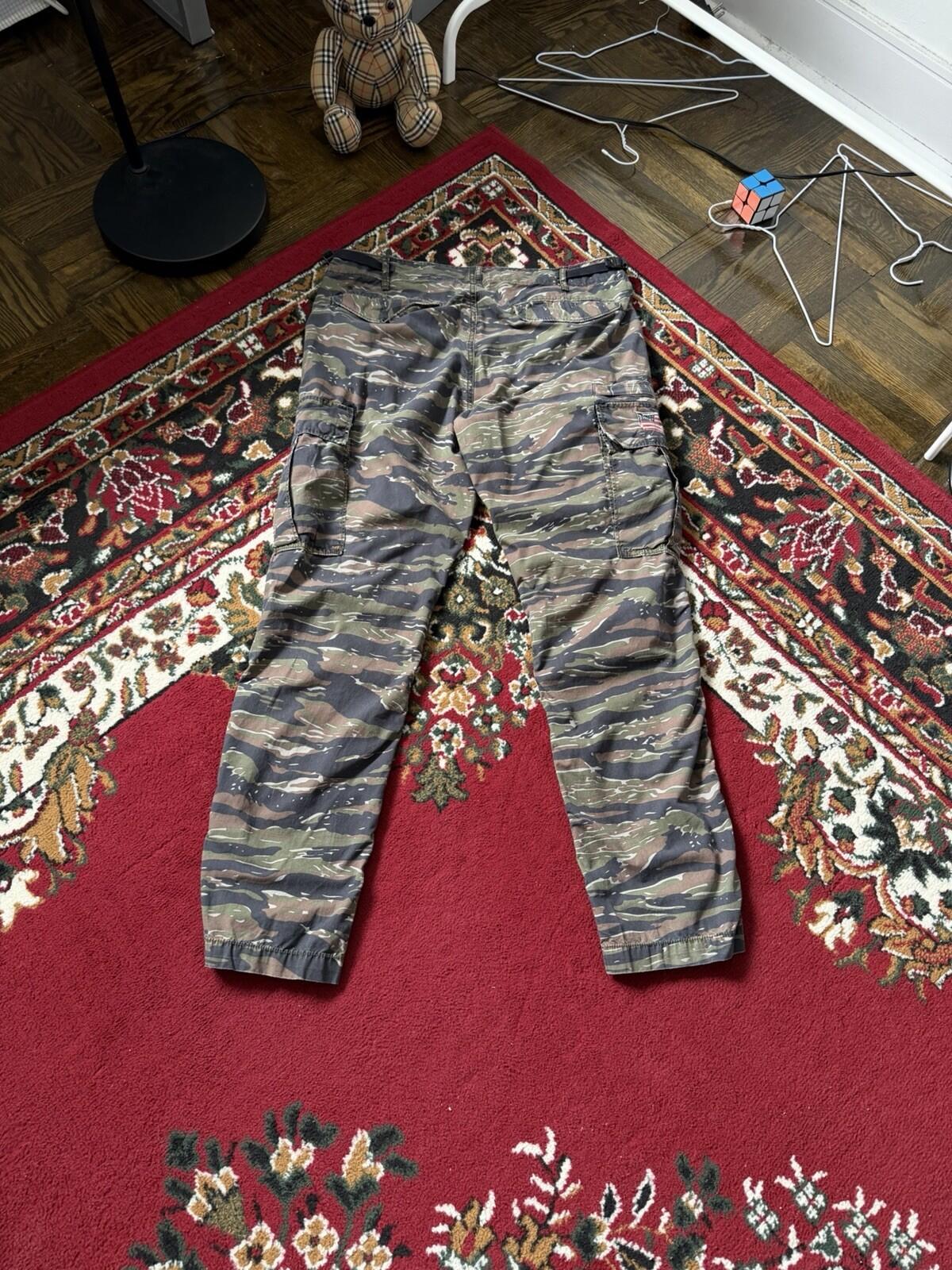 Ralph Lauren Denim Supply Flag Military Army Camo Cargo Pants Trousers 32 x 32