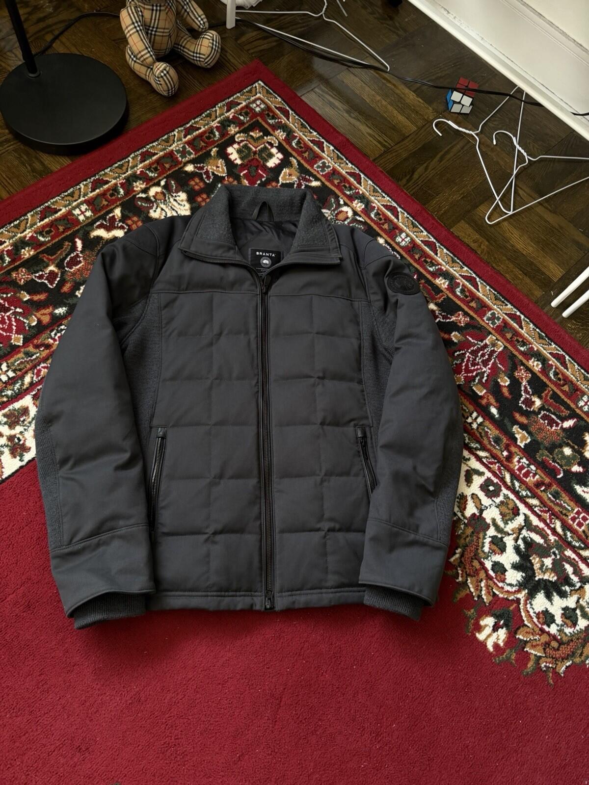 Canada Goose Branta 2721M Down Hybrid Jacket Men's Large Black Made in Canada