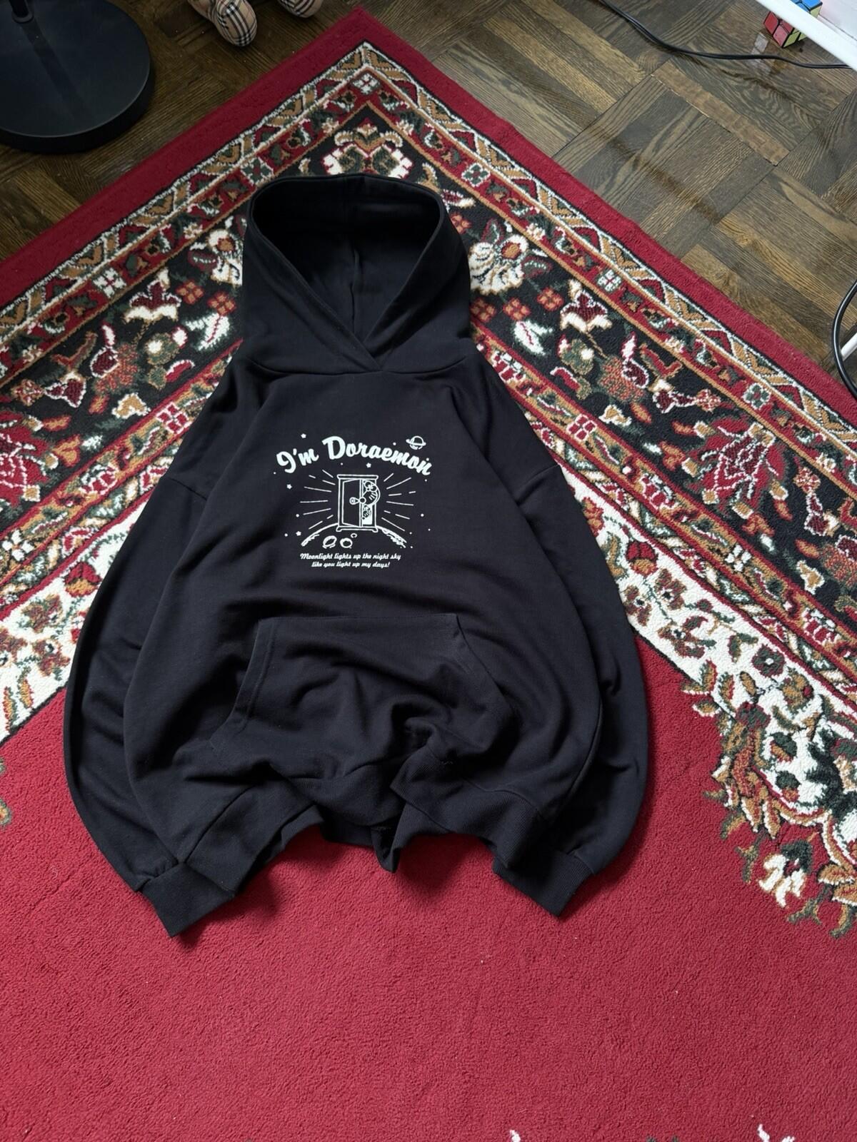 I'am Doraemon Anime Unique Graphic Japan Exclusive Hoodie Fujiko Pro Size M