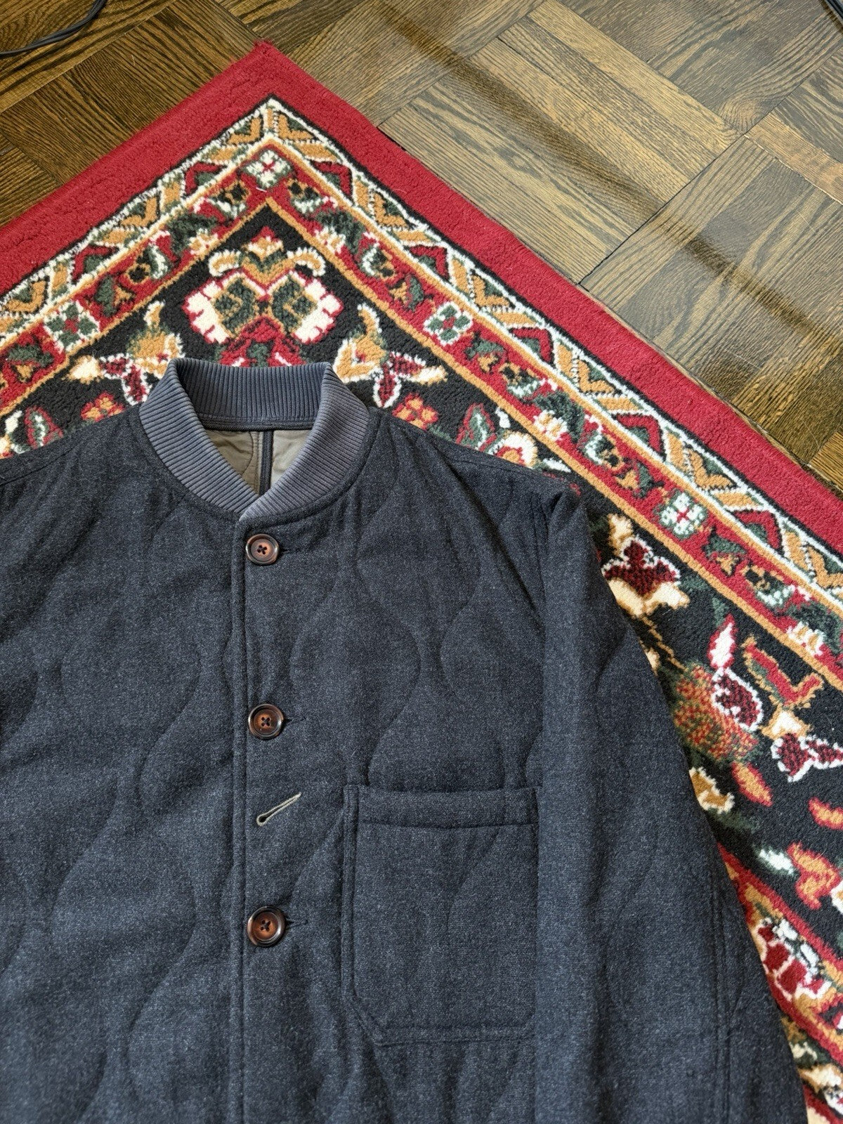 Universal Works Quilted Hunting Chore Jacket Wool Nylon M