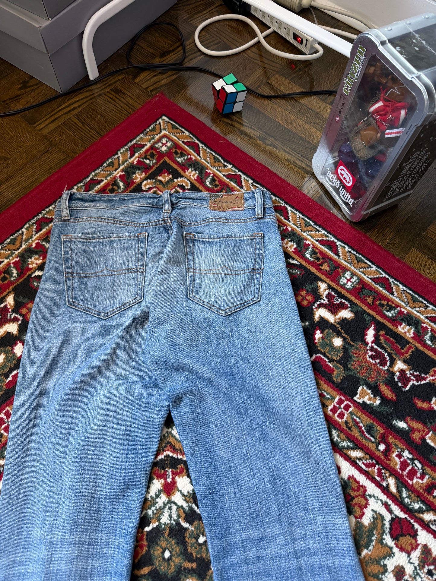 Ralph Lauren Denim & Supply Distressed Flare Jeans Womens