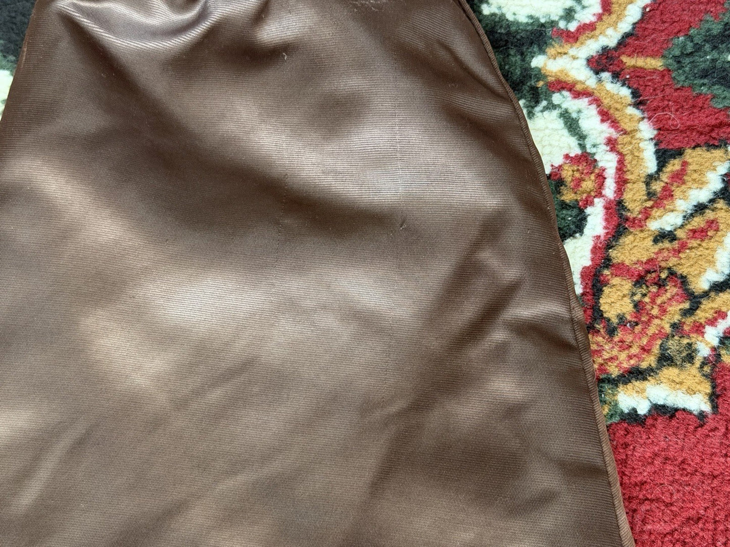 Vintage 90's San Diego Padres Majestic Cooperstown Brown Satin Bomber Jacket XL