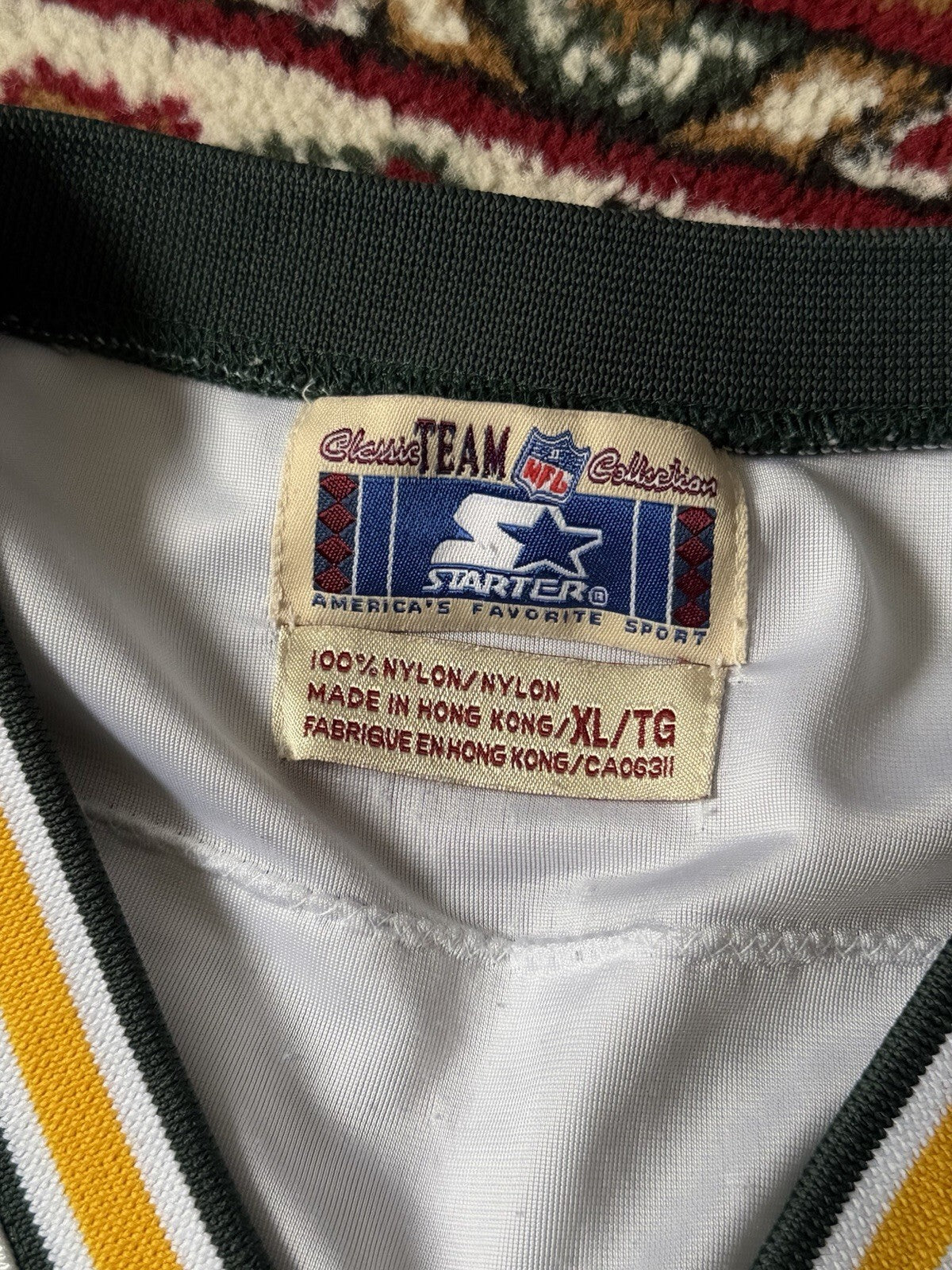 Green Bay Packers Brett Favre Vintage Starter NFL Jersey Size XL White