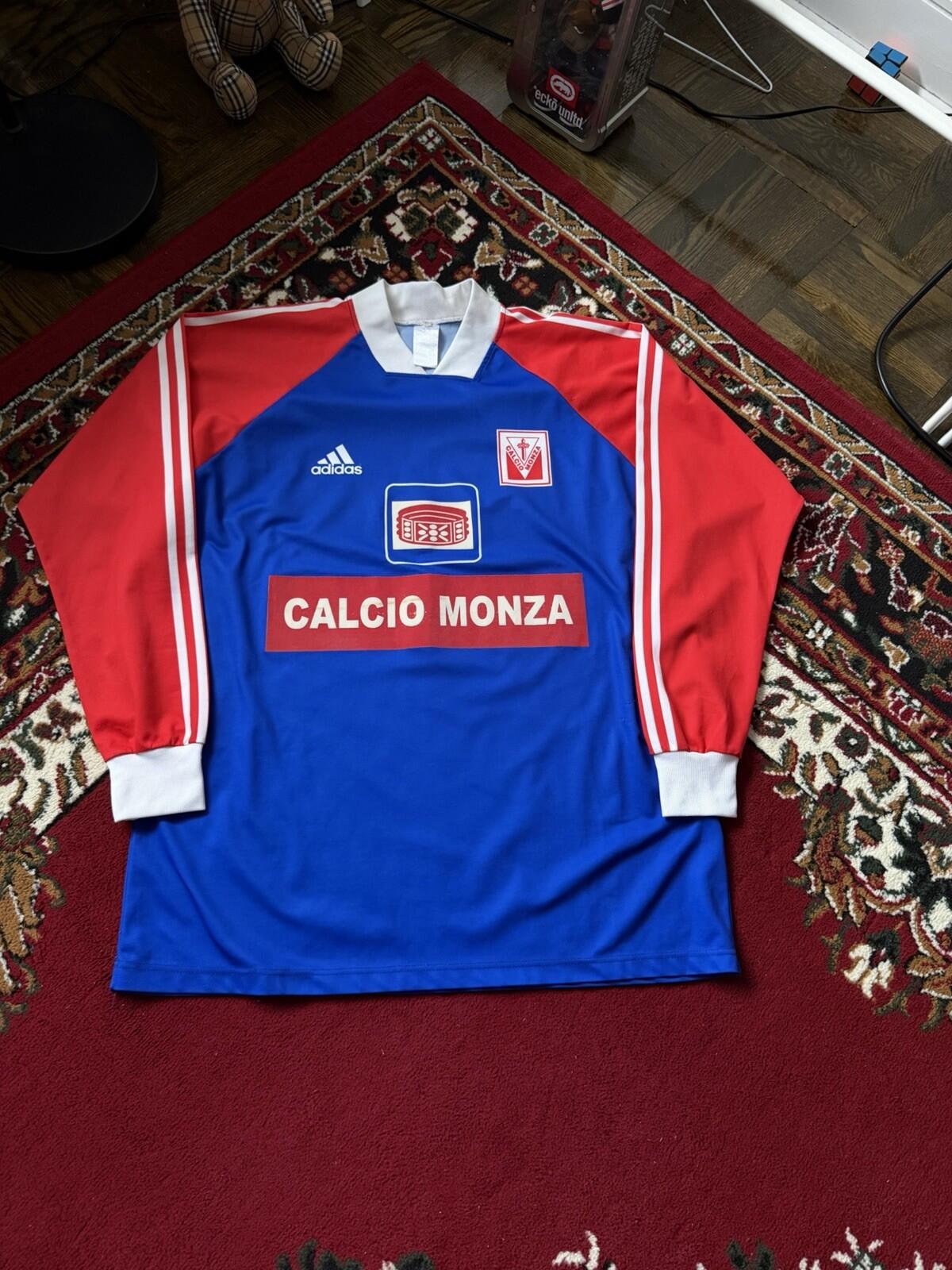 Vintage Monza Calcio Topic 1998/1999 Adidas Football Shirt Jersey Match Worn