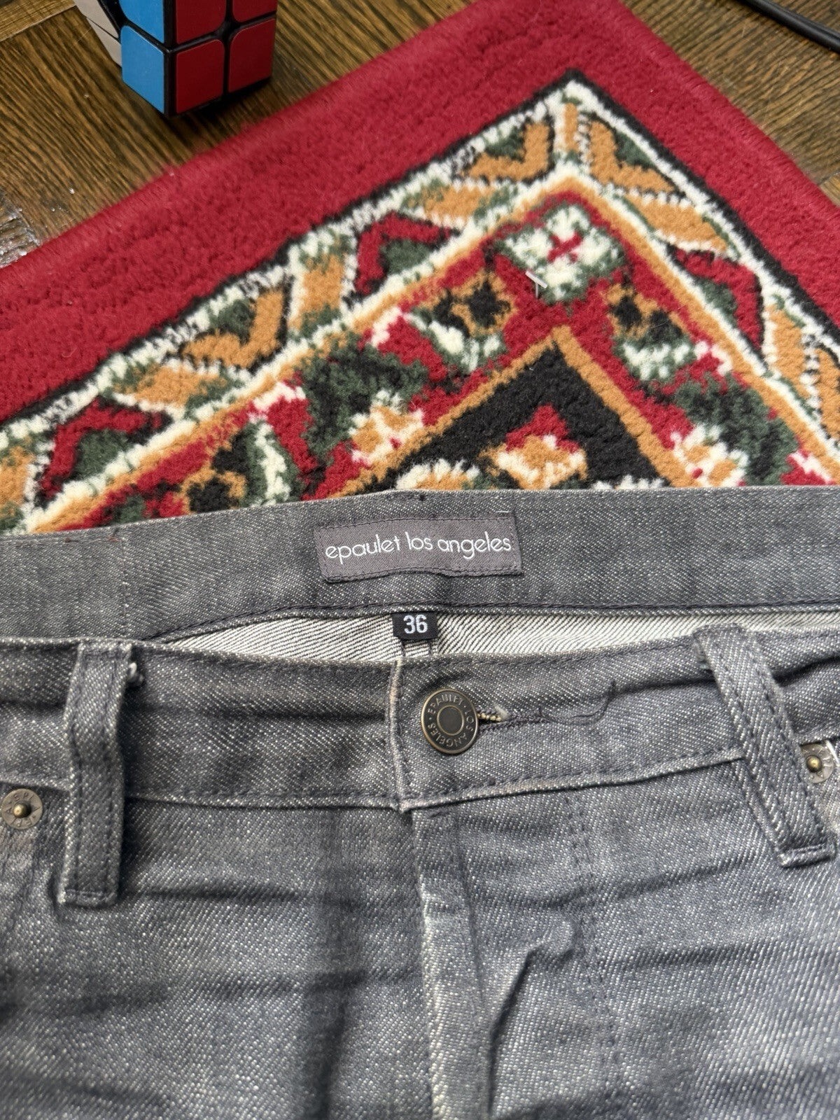 Epaulet Los Angeles Selvedge Red Line Denim Jeans Mens 34x36 Made in USA