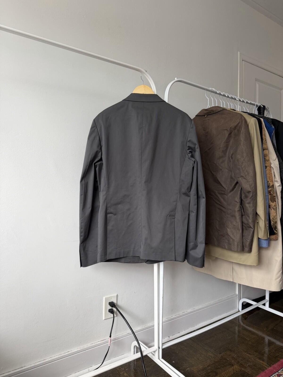 Prada Milano Cotton Gray Two Button Blazer / Sport Jacket
