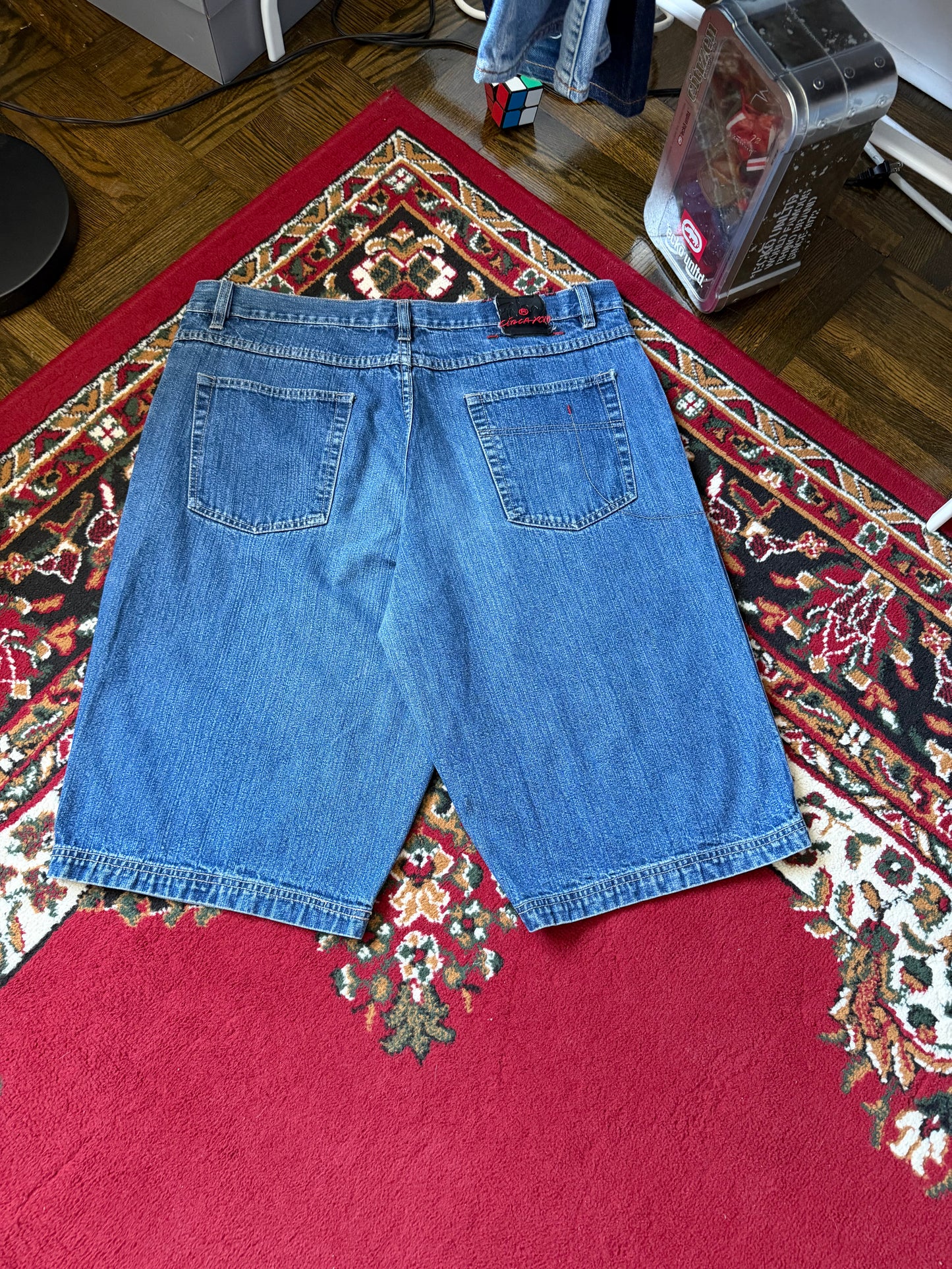 Y2K Fubu Circa Baggy Denim Shorts - Jorts