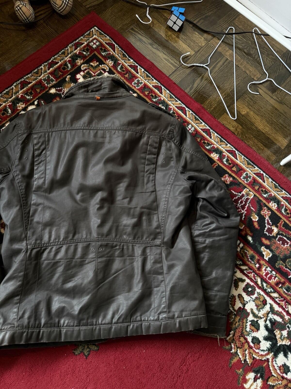 Hugo Boss Orange Men’s Lined Field Jacket Coated Cotton Archive 00s Size 38R