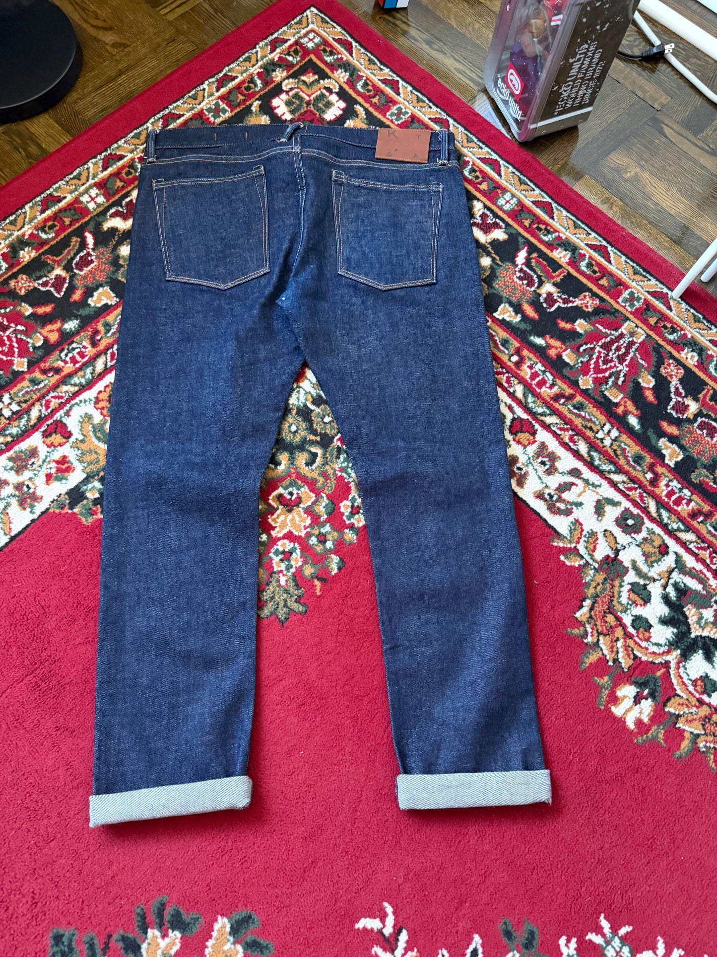 Kato By Hiroshi Kato The Needle Skinny Raw Denim Selvedge Jeans