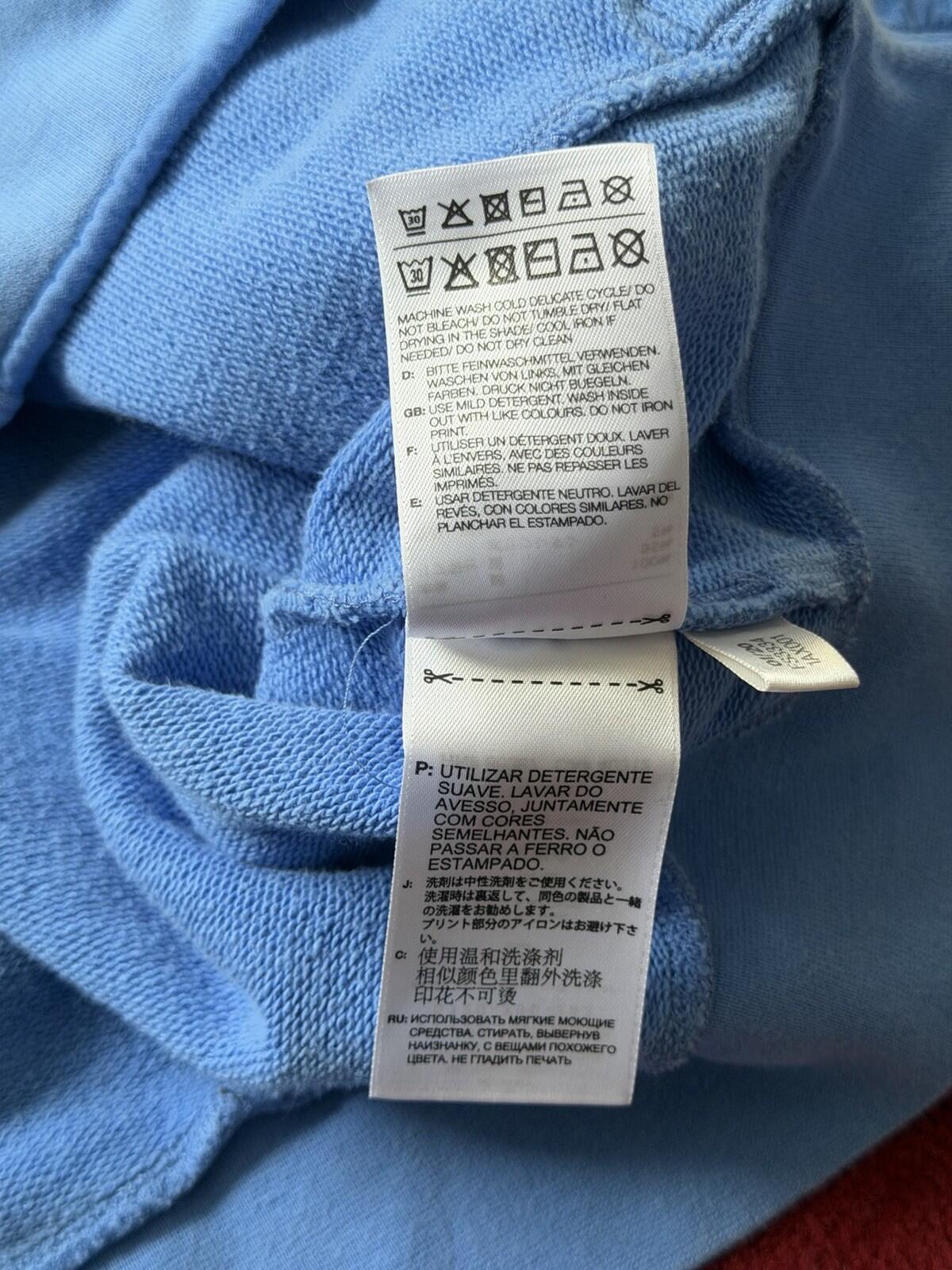 Y-3 Yohji Yamamoto x Adidas Classic Logo Hoodie Baby Blue Size S