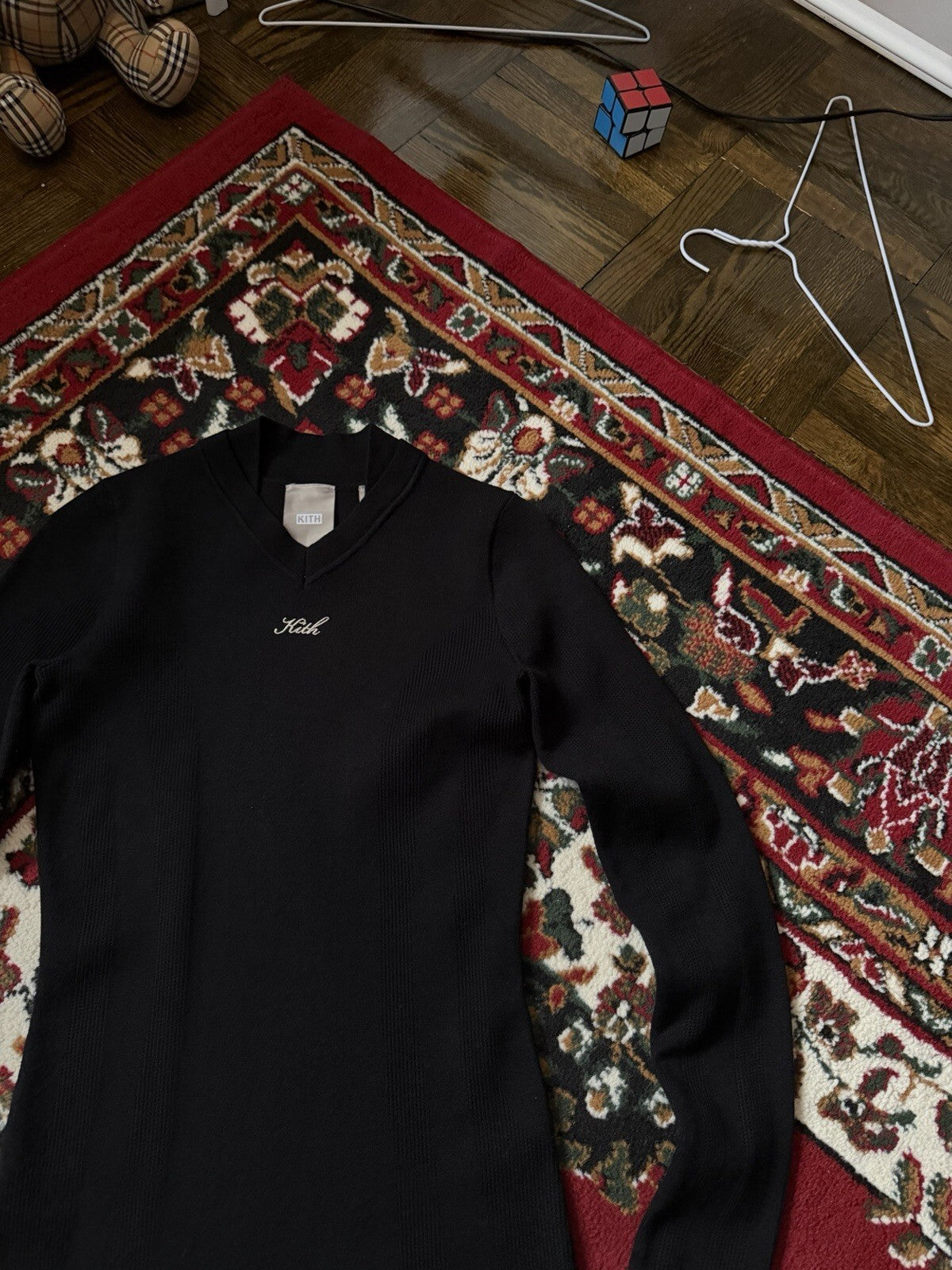 Kith Celyn Racer Mini Dress In Knit Black Size XS