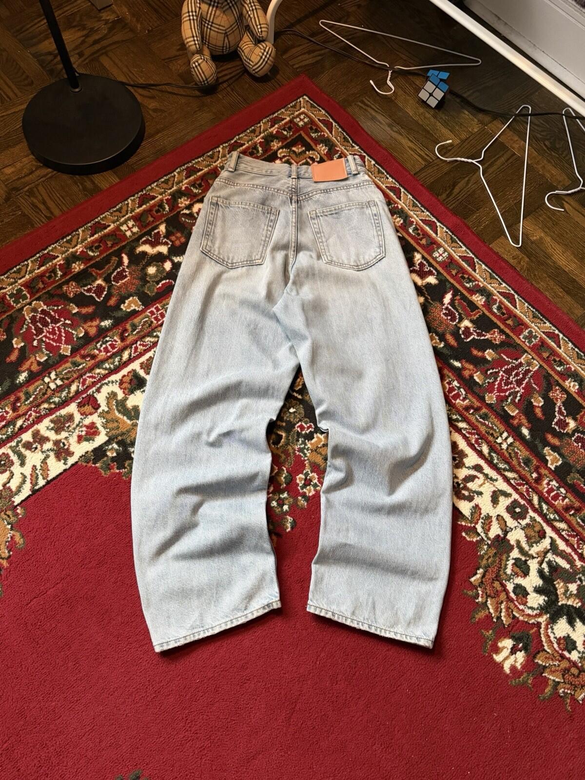 Acne Studios Relaxed Fit Jeans Mid Blue Size 25/30 Straight Leg