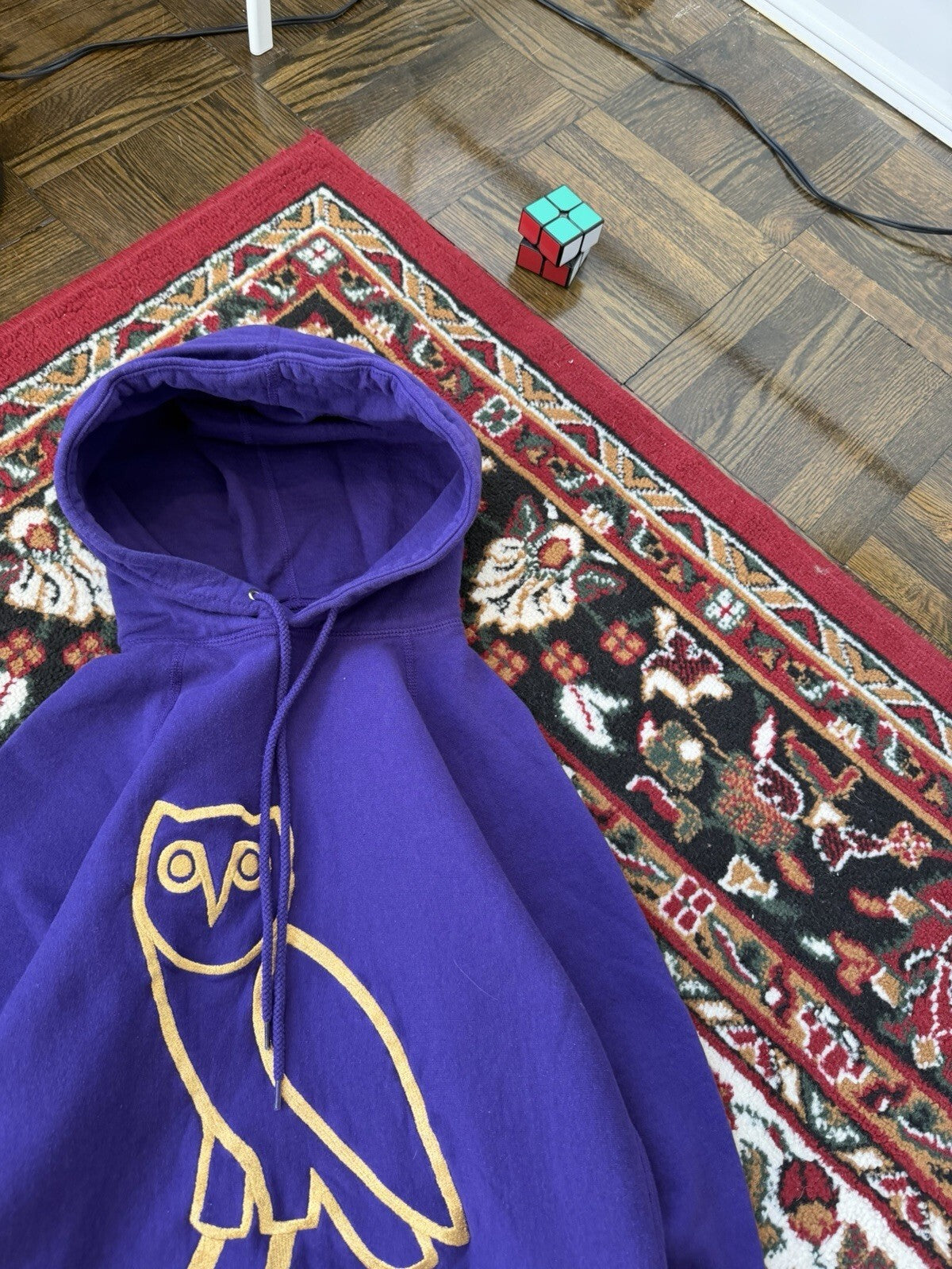 Octobers Very Own OG Purple & Gold Owl Hoodie Drake OVO READ DESCRIPTION