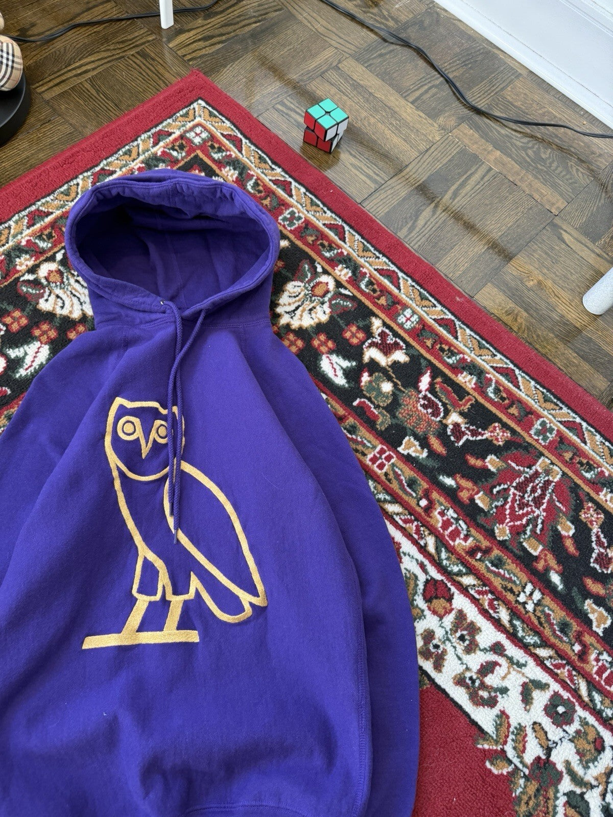 Octobers Very Own OG Purple & Gold Owl Hoodie Drake OVO READ DESCRIPTION