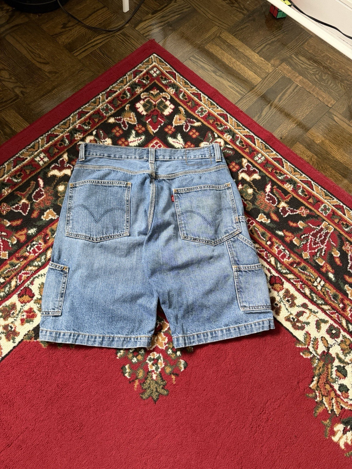 Levi’s Jeans Carpenter Jean Shorts Size 32 Jorts Y2K Skater Baggy Distressed