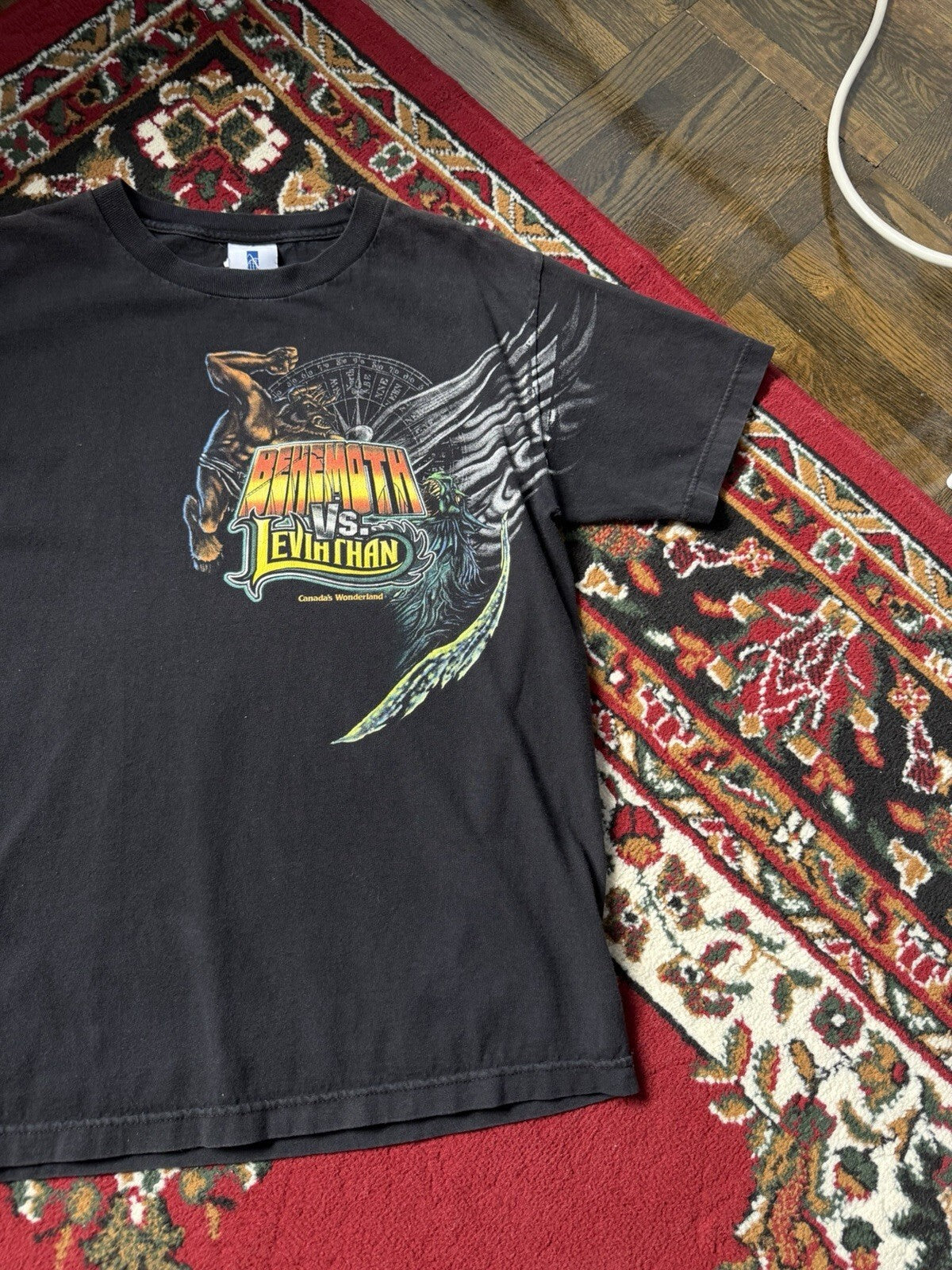 Canada’s Wonderland Theme Park T Shirt Adult Mens Sz M Behemoth & Leviathan Tee