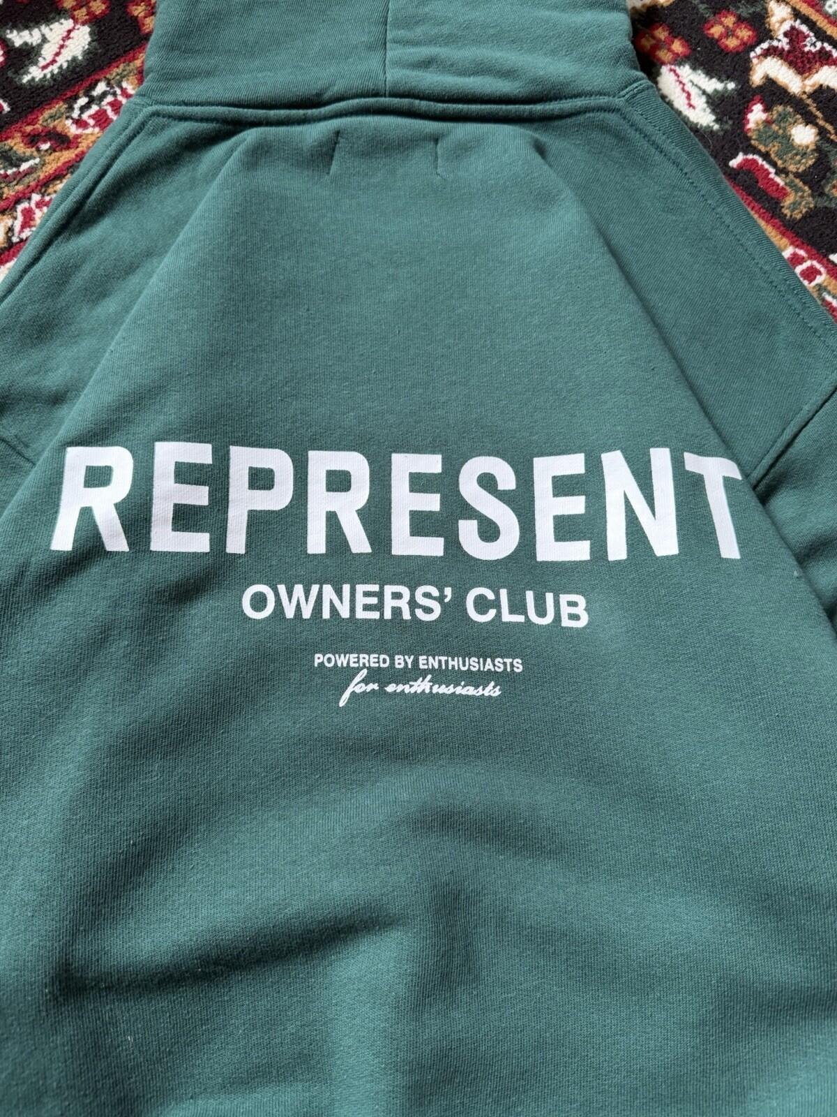 Represent Blanks Owners' Club Green Hoodie Size XL