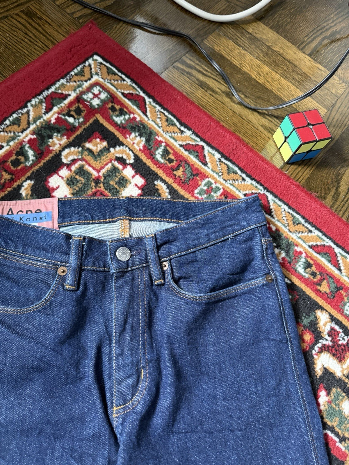 Acne Studios Bla Konst Denim Pants Max Indigo Size 30/32 Skinny Jeans
