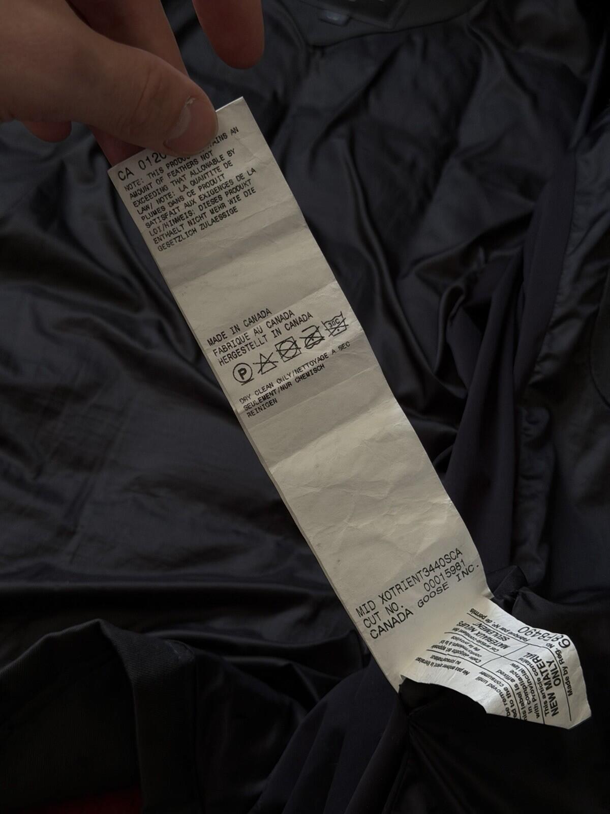 Canada Goose Branta 2721M Down Hybrid Jacket Men's Large Black Made in Canada