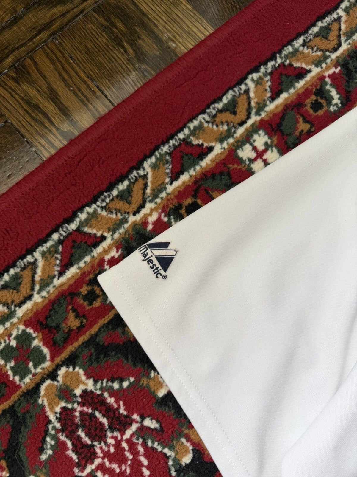 Vintage Majestic Detroit Tigers Baseball Jersey Blank Mens White
