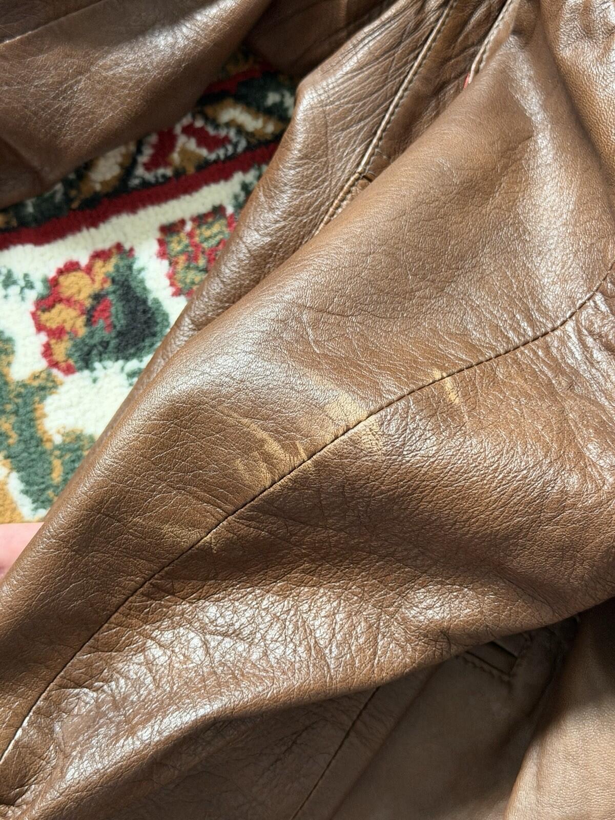 1960s Vintage Men's British ‘Clix’ Zipper Brown Collared Utility Pockets Jacket