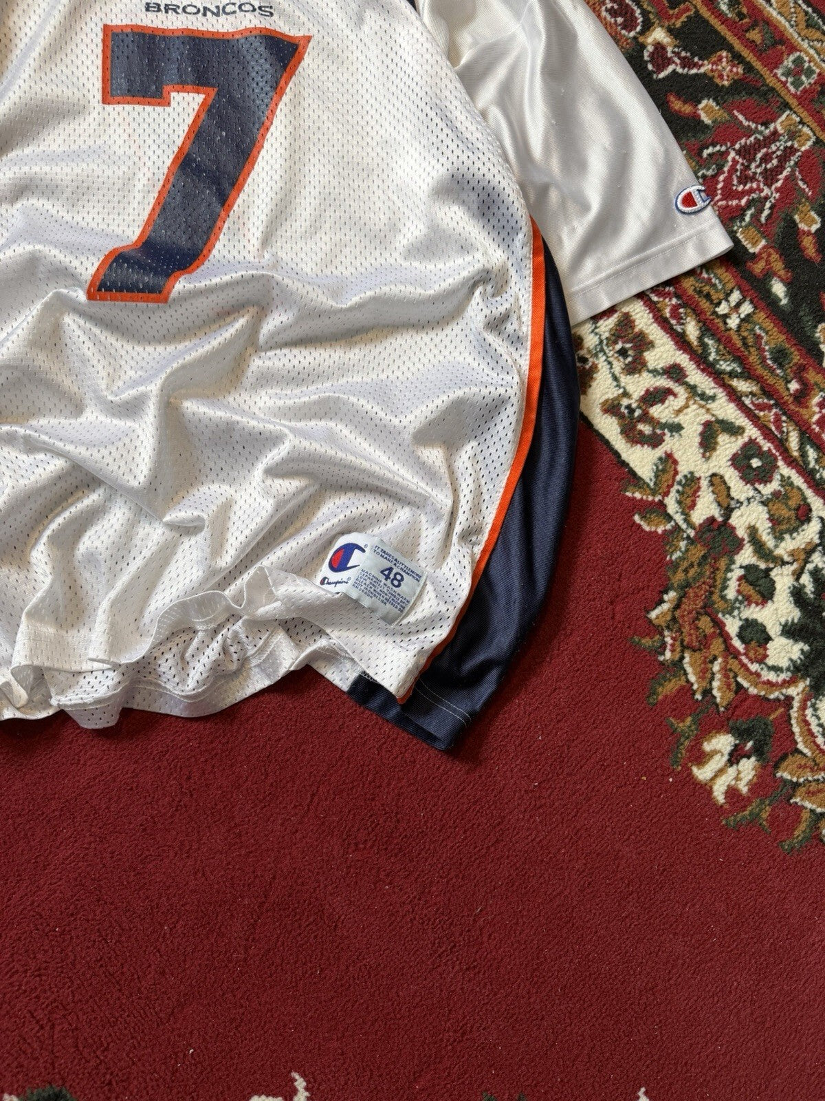 Vintage CHAMPION John Elway #7 Denver Broncos NFL Football Jersey 48 Vtg 90’s