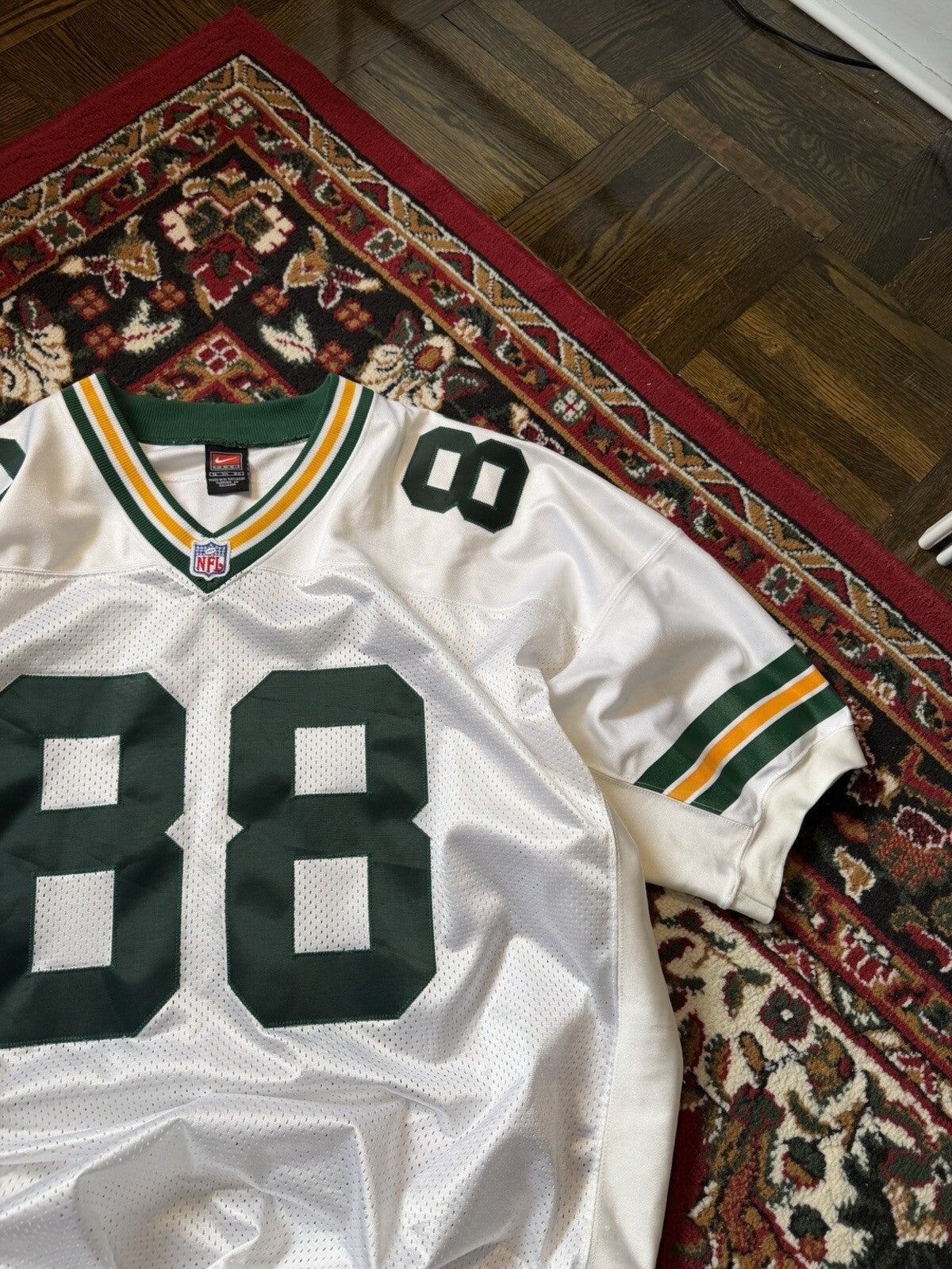 Bubba Franks #88 Green Bay Packers Jersey White Men’s 3XL(56)