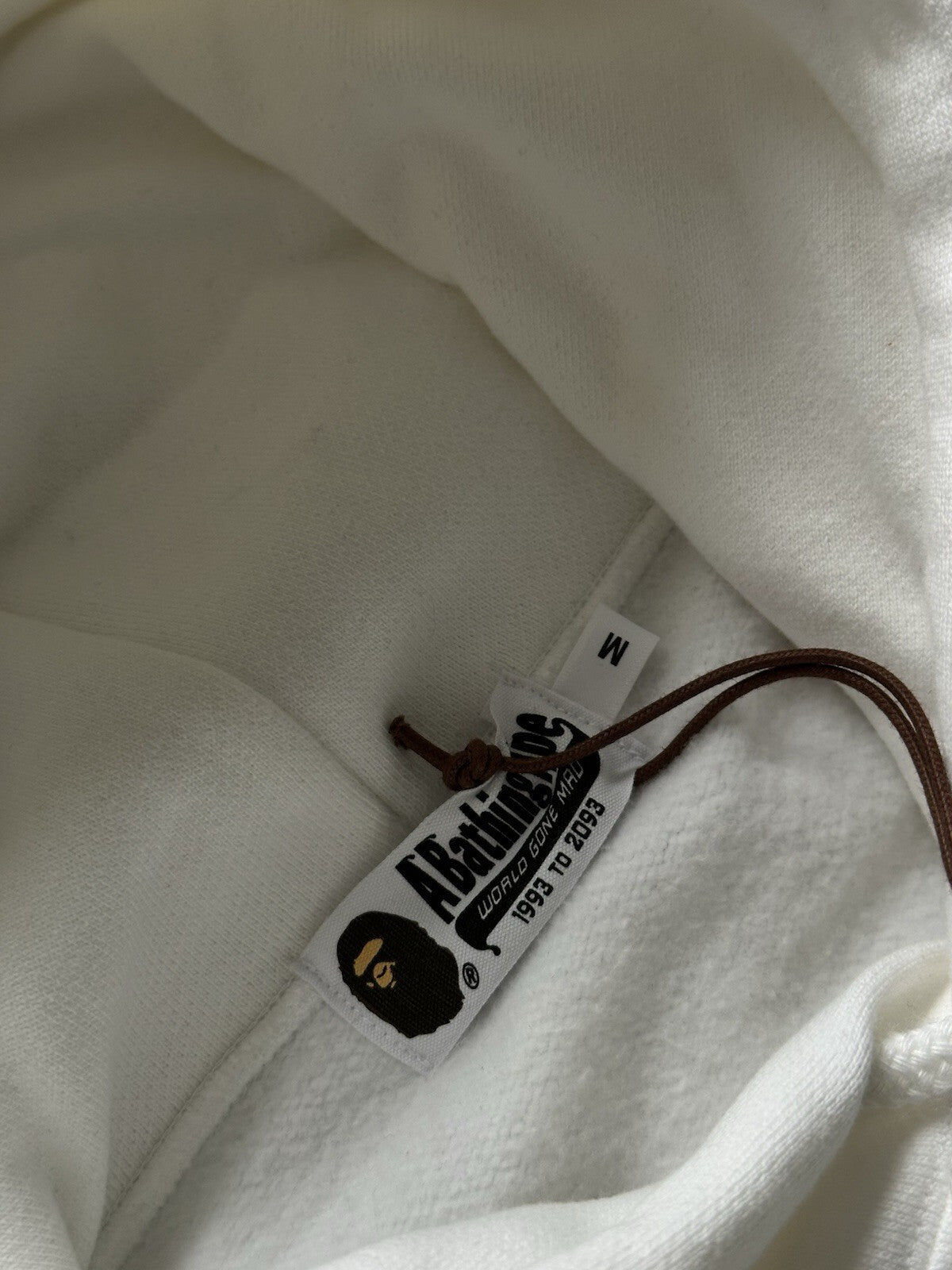 A Bathing Ape Bape Gilbert George Blooded Hoodie White Size M