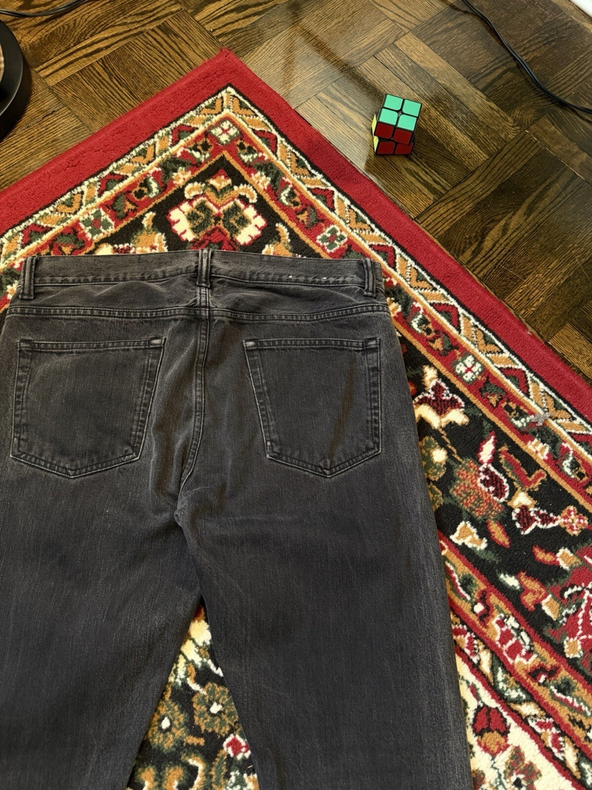 Our Legacy Mens Zero Cut Broken Twill Black Denim Jeans Pants Dark Wash - 33x32
