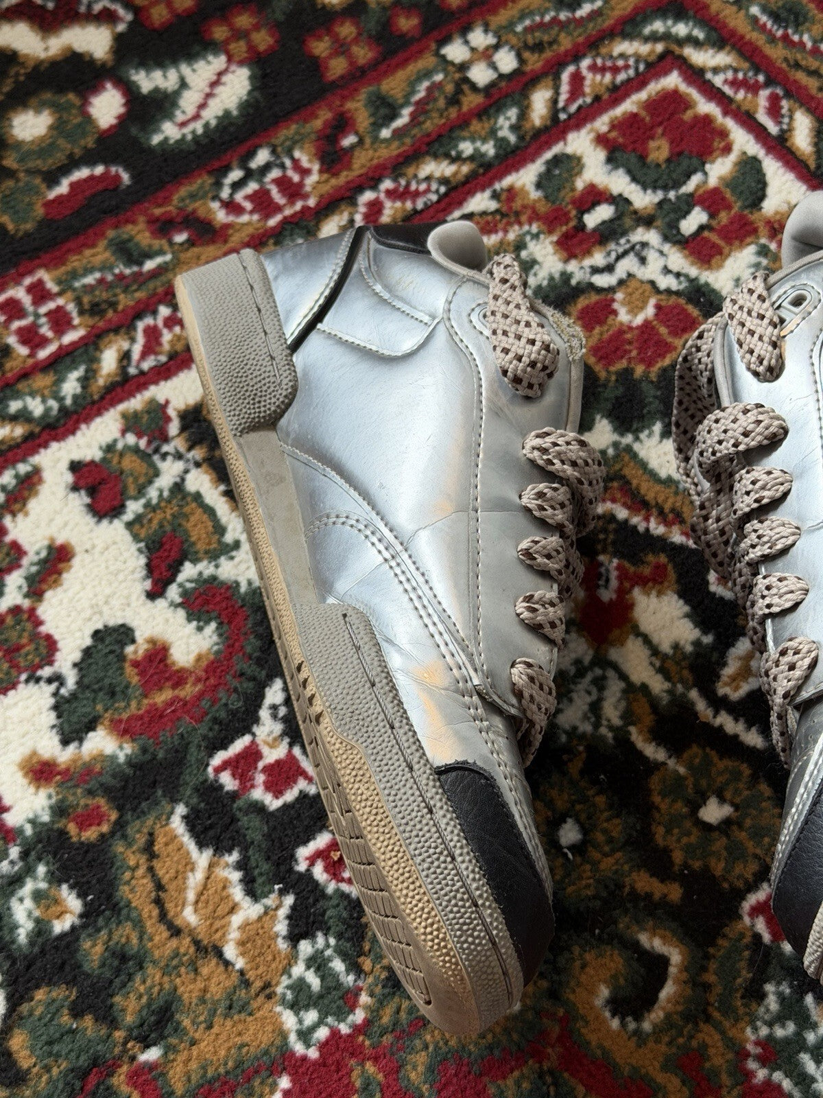 Reebok x Dime Club C Bulc Silver Metallic Rare Limited