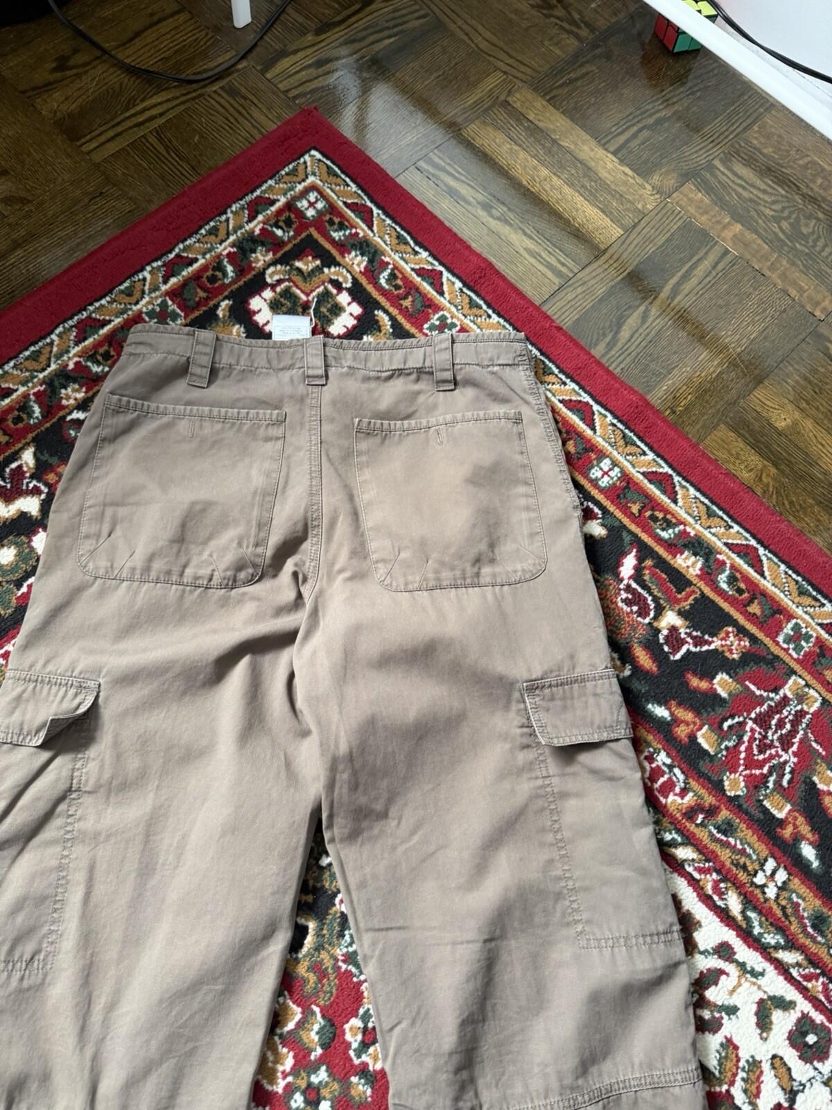 Vintage Nike Y2K Cargo Baggy Pants Olive Green Size S 00s