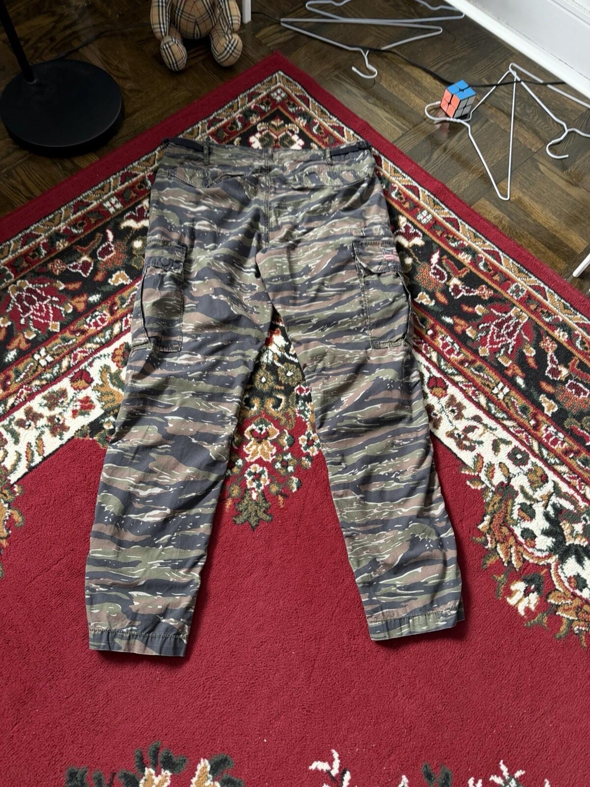 Ralph Lauren Denim Supply Flag Military Army Camo Cargo Pants Trousers 32 x 32