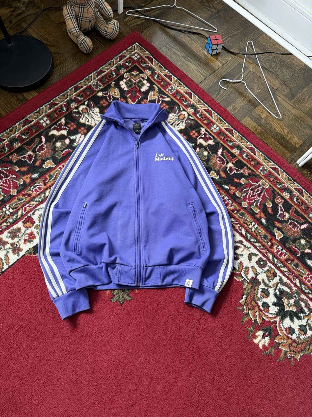 Adidas Real Madrid Jersey Track Jacket Men M Collaboration Limited Edition Rare
