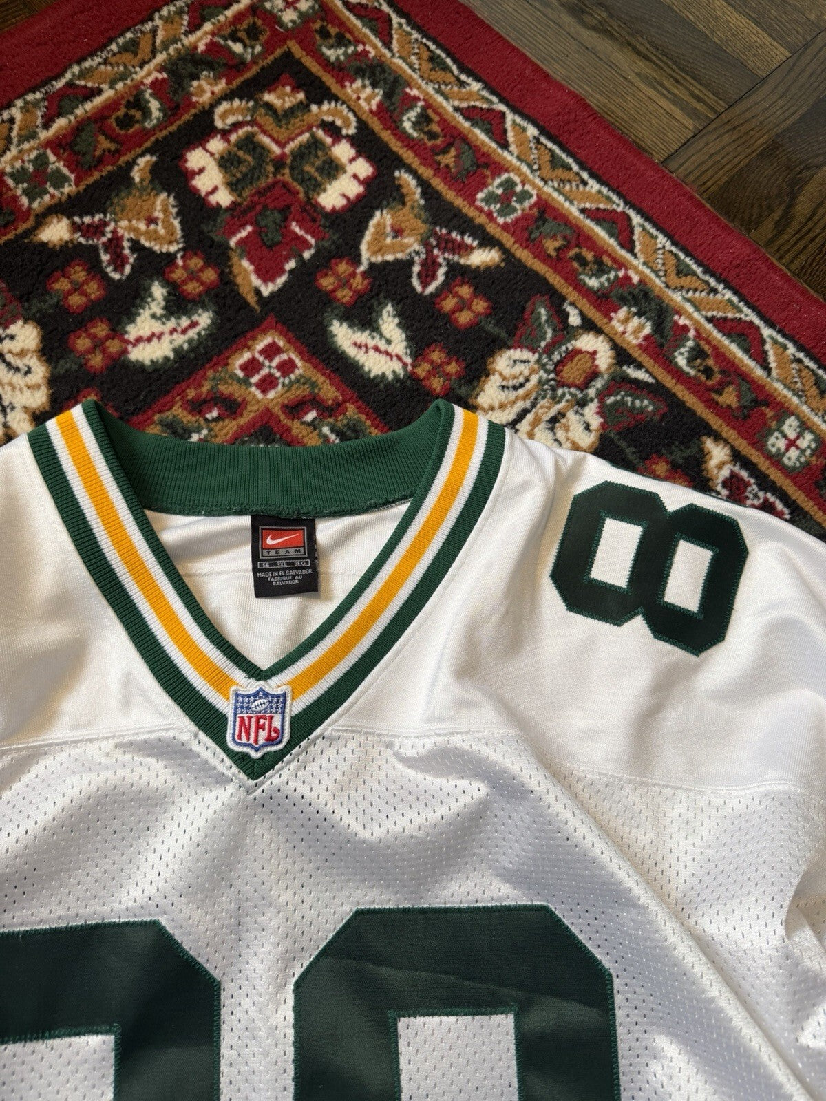 Bubba Franks #88 Green Bay Packers Jersey White Men’s 3XL(56)