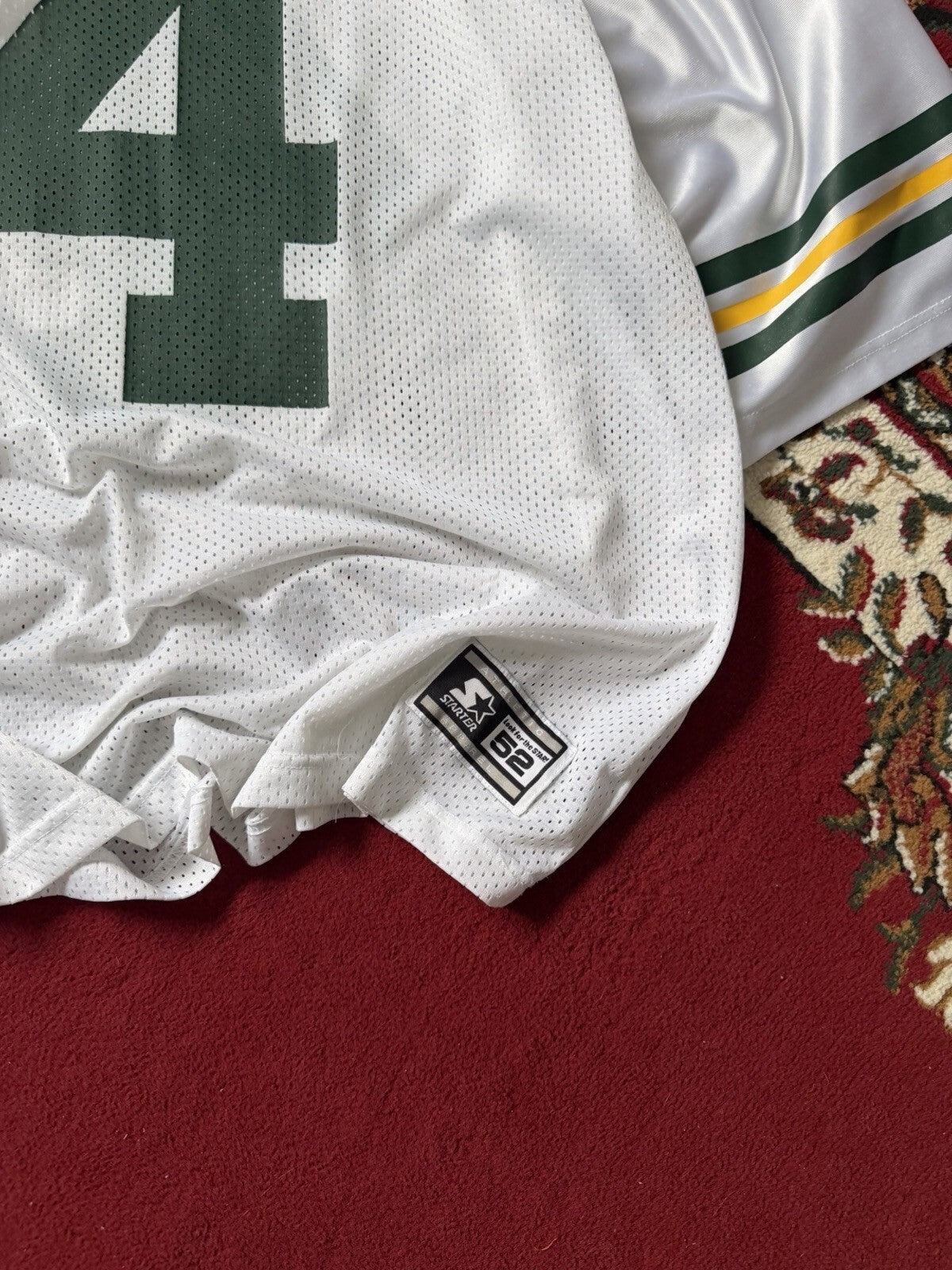 Green Bay Packers Brett Favre Vintage Starter NFL Jersey Size XL White