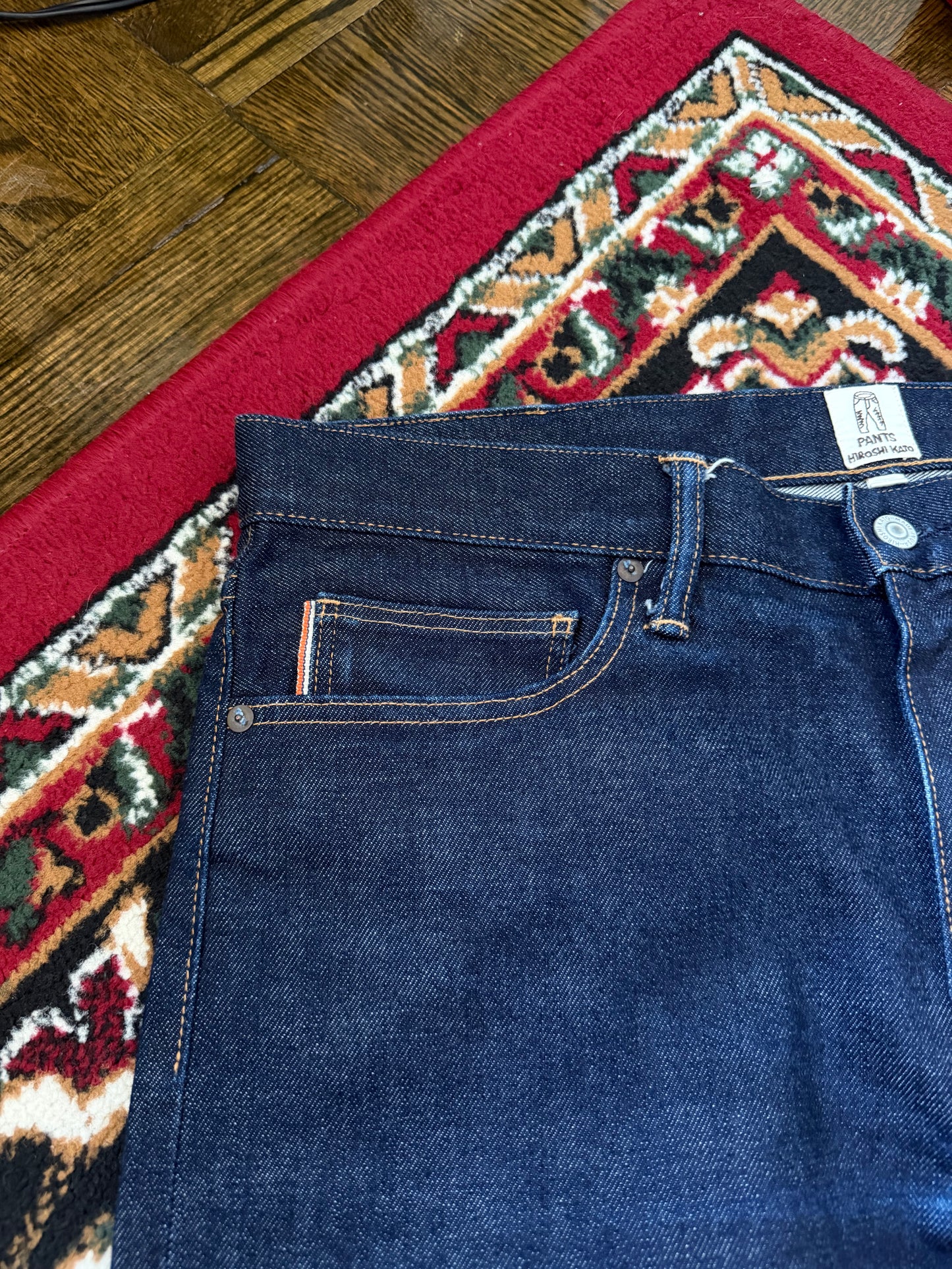 Kato By Hiroshi Kato The Needle Skinny Raw Denim Selvedge Jeans
