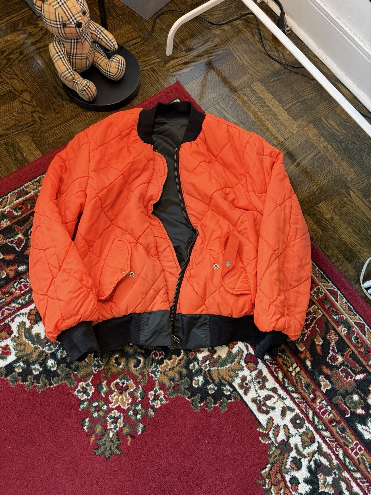 Vintage Military MA1 Bomber Jacket Men’s Size XXL Ideal Reversible