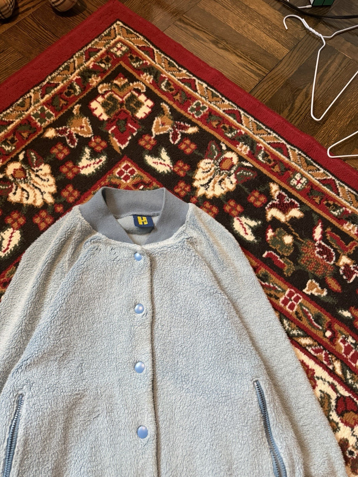 00s Hysteric Glamour Terry Varsity Track Jacket Full Zip Sweater