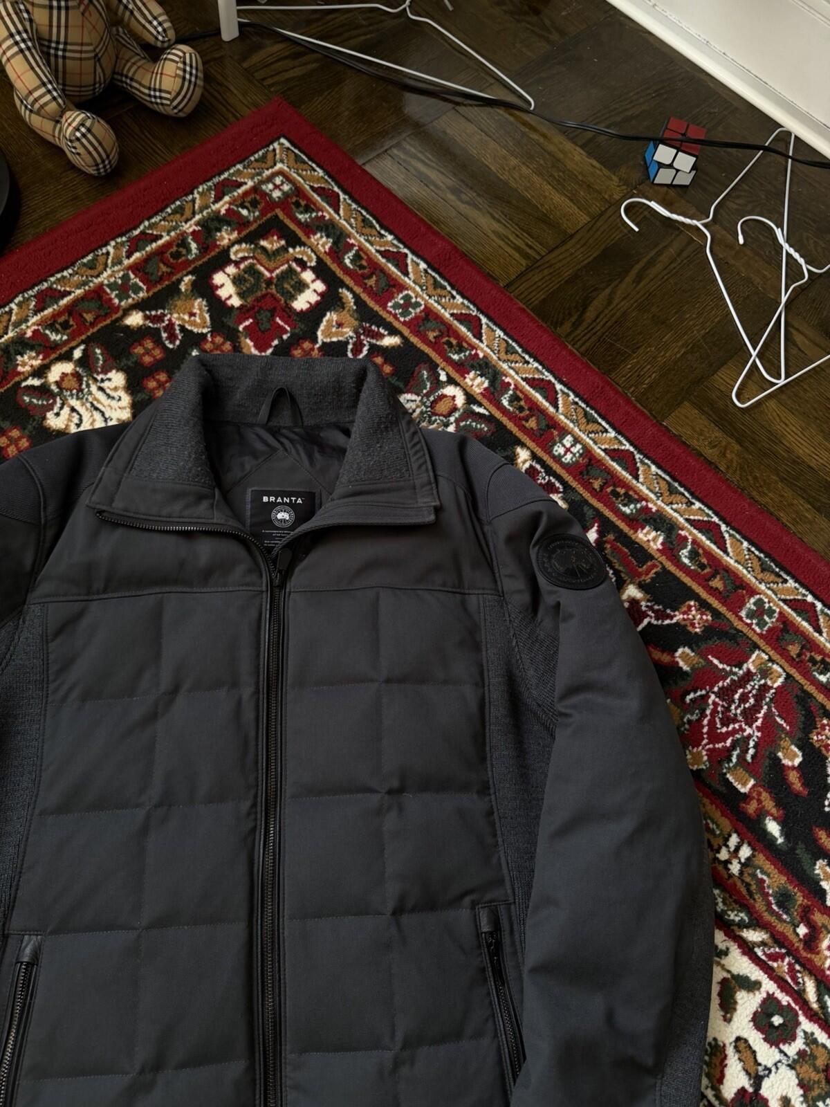 Canada Goose Branta 2721M Down Hybrid Jacket Men's Large Black Made in Canada