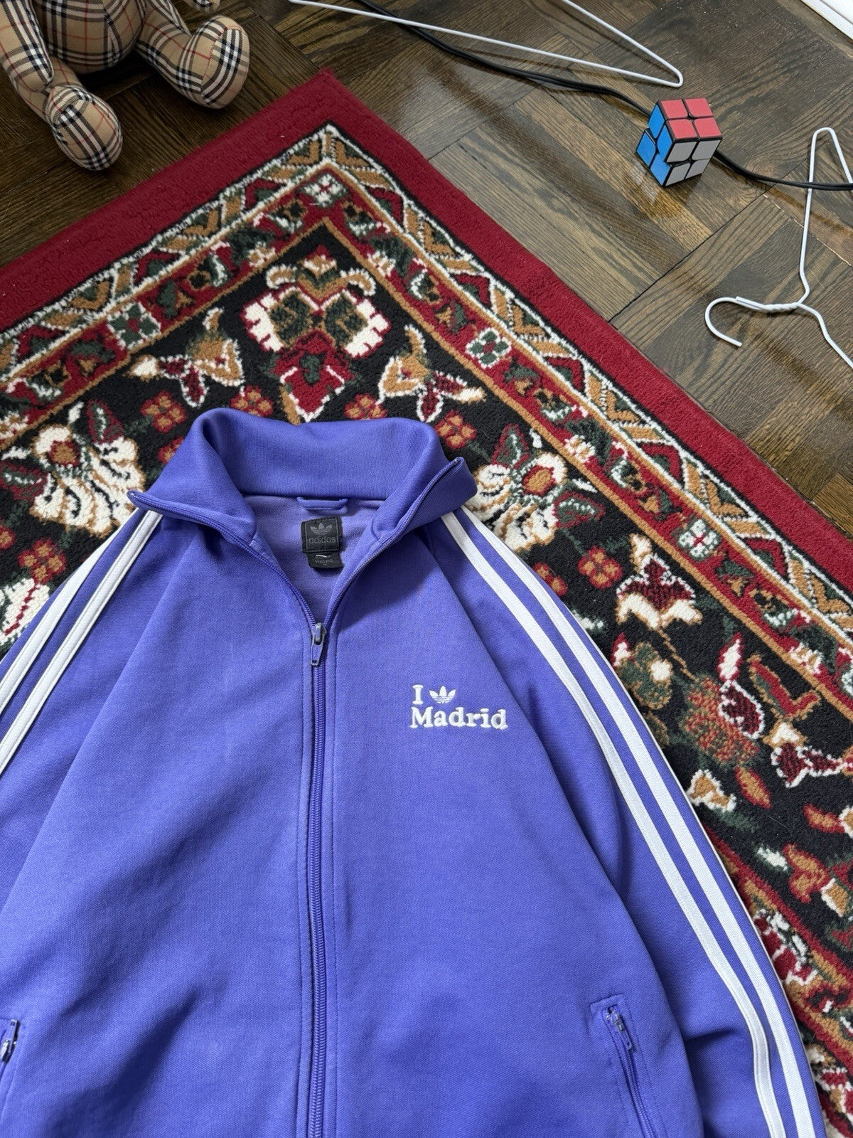 Adidas Real Madrid Jersey Track Jacket Men M Collaboration Limited Edition Rare