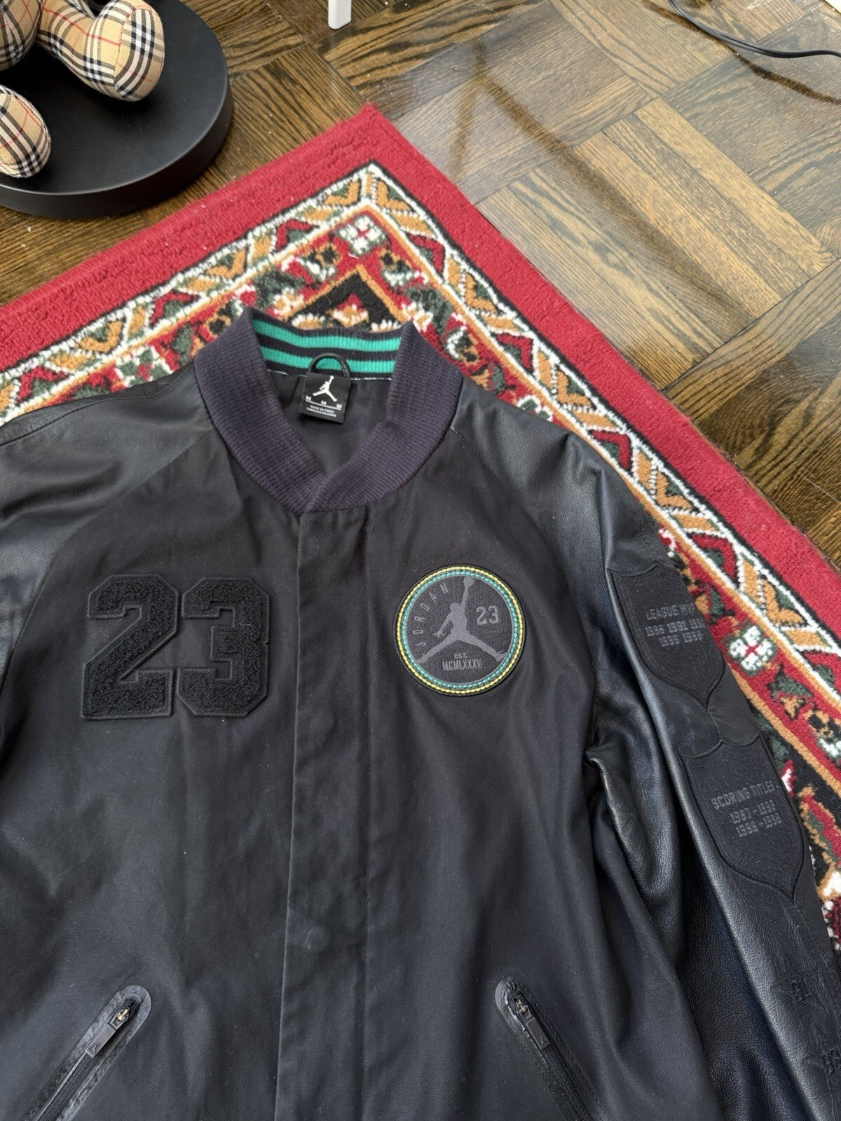 Nike Air Jordan 6 Retro Varsity Jacket Brazil World Cup Black Green SZ M