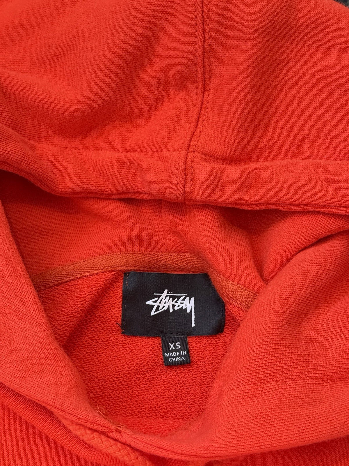 Stussy Sport Oversized Red Hoodie