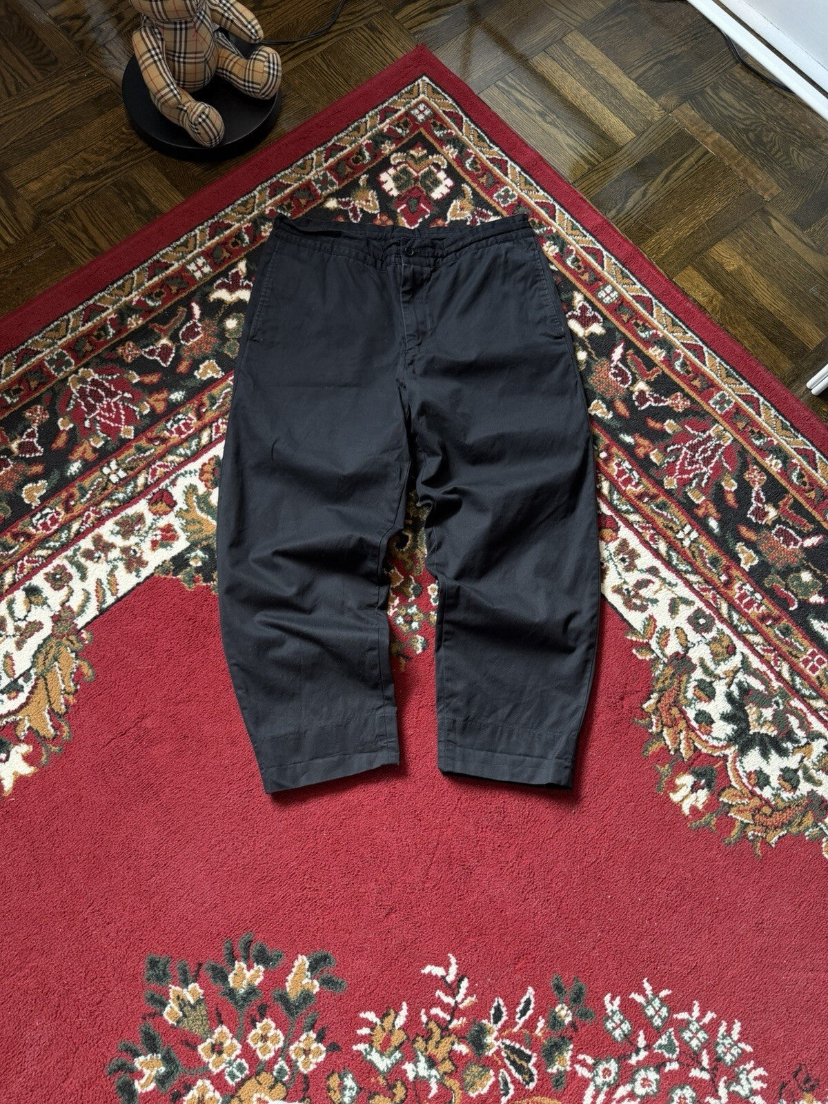 COMME DES GARCONS HOMME DEUX Black Chino Pants Black Size S