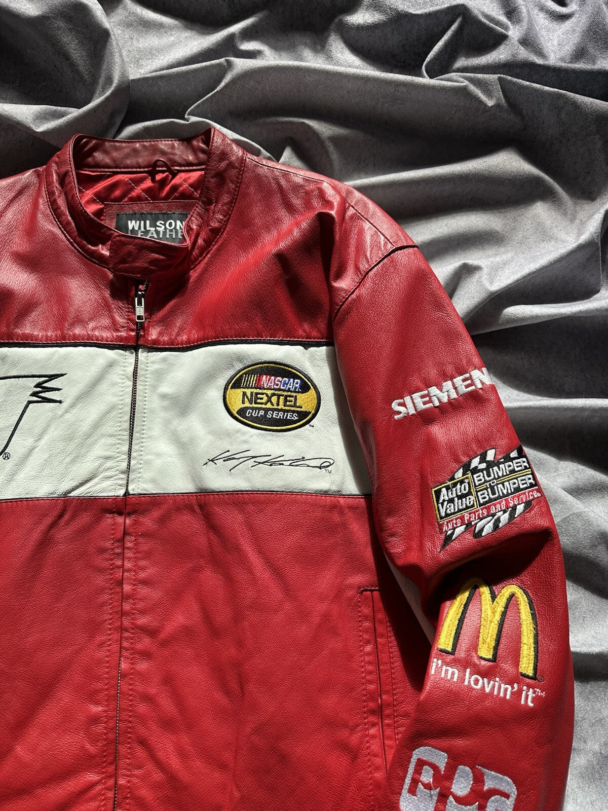 Vintage NASCAR Kasey Kahne Chase Authentic Dodge Racing Jacket Mens Size Large