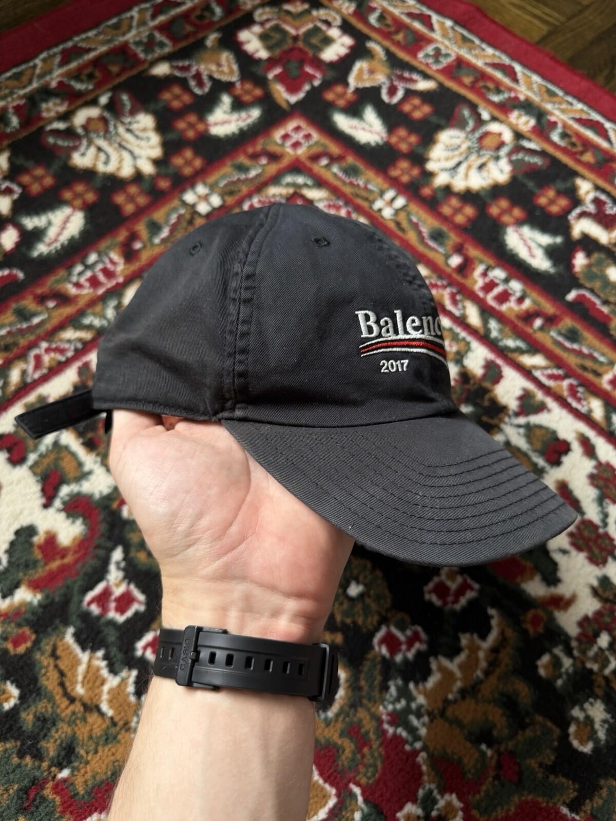 Balenciaga Political Campaign SS17 Baseball Cap OS Navy Blue