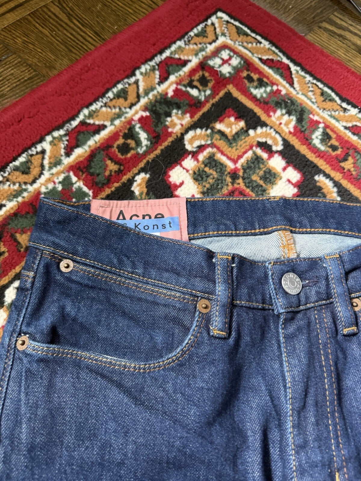 Acne Studios Bla Konst Denim Pants Max Indigo Size 30/32 Skinny Jeans