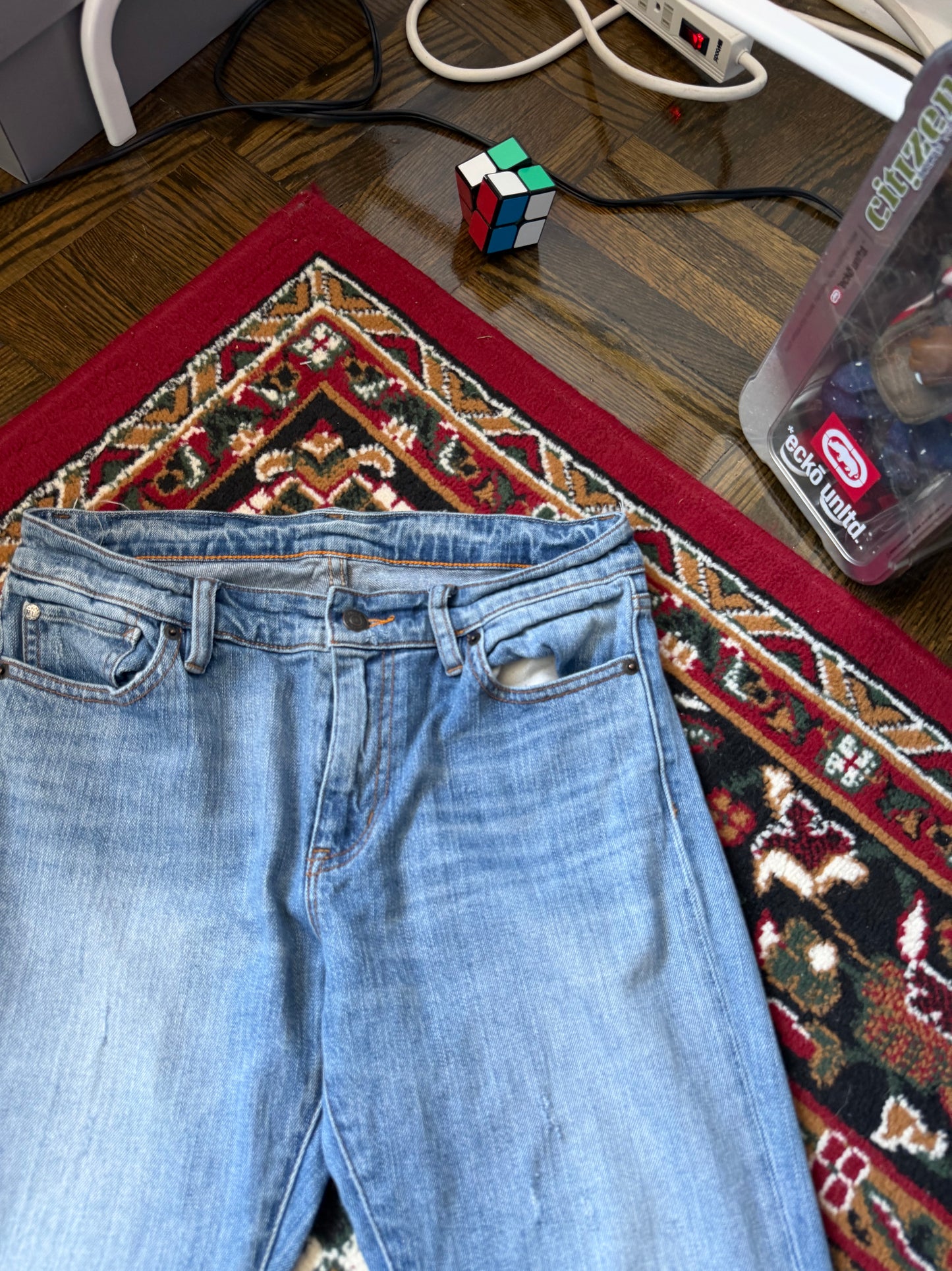 Ralph Lauren Denim & Supply Distressed Flare Jeans Womens