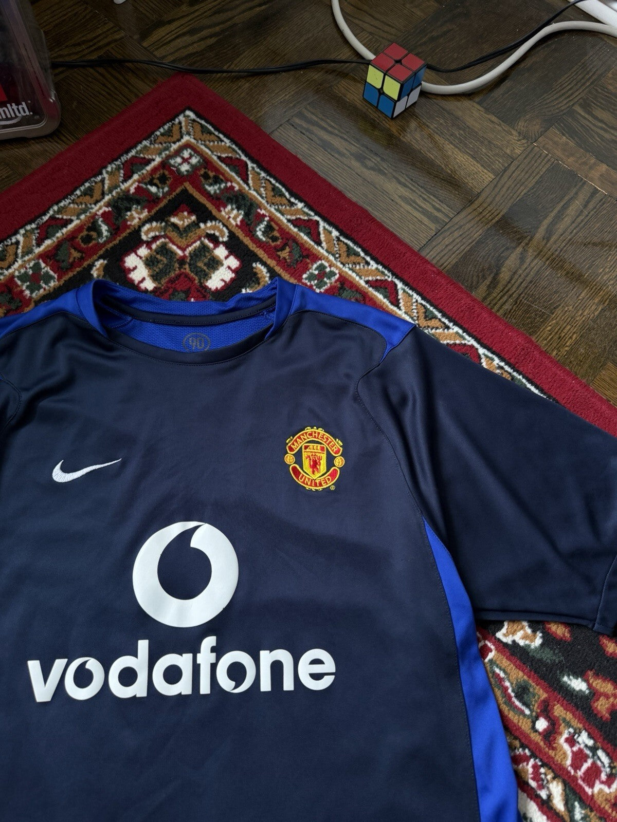 Manchester United 2004/2005 Training Pre-Match Football Soccer Shirt Jersey Nike