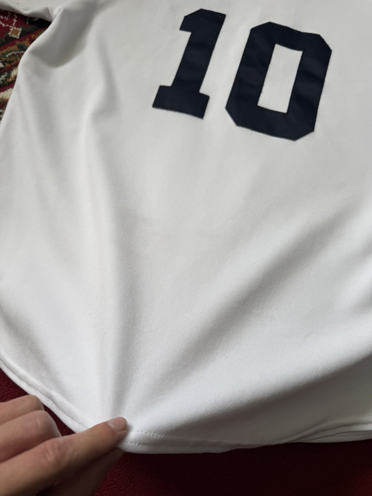 Vintage Majestic Detroit Tigers Baseball Jersey Blank Mens White
