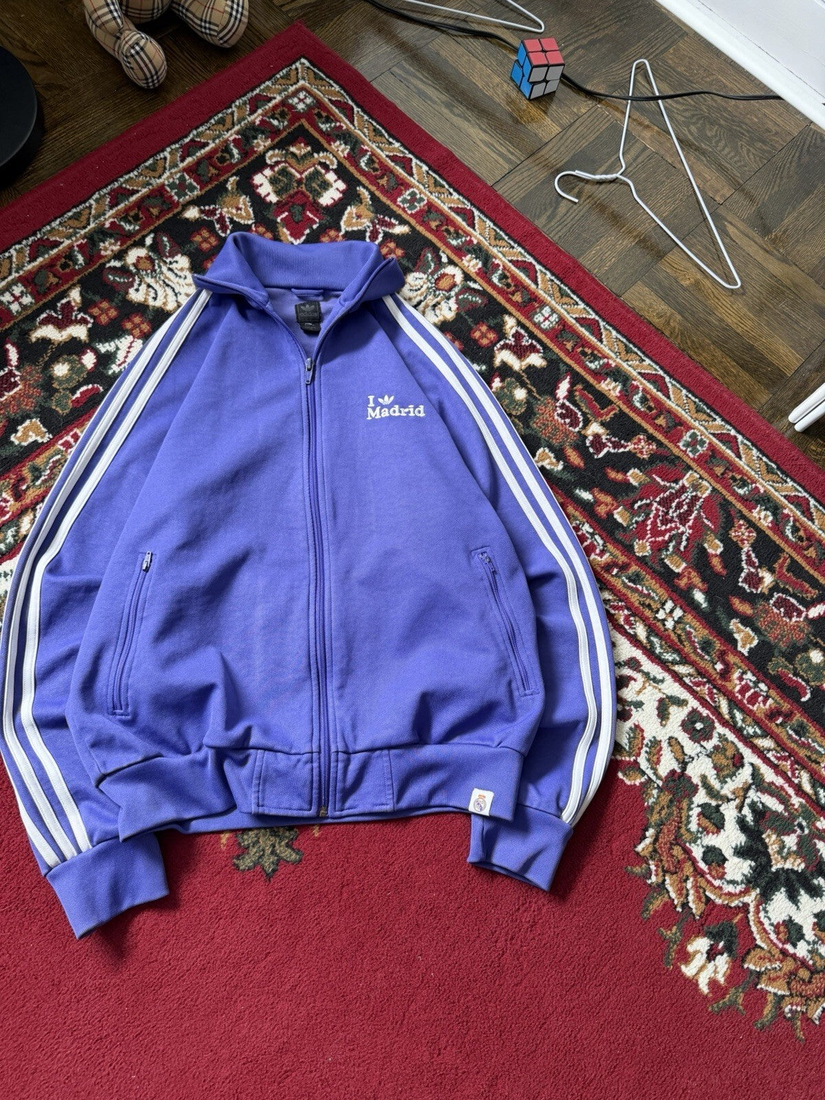 Adidas Real Madrid Jersey Track Jacket Men M Collaboration Limited Edition Rare